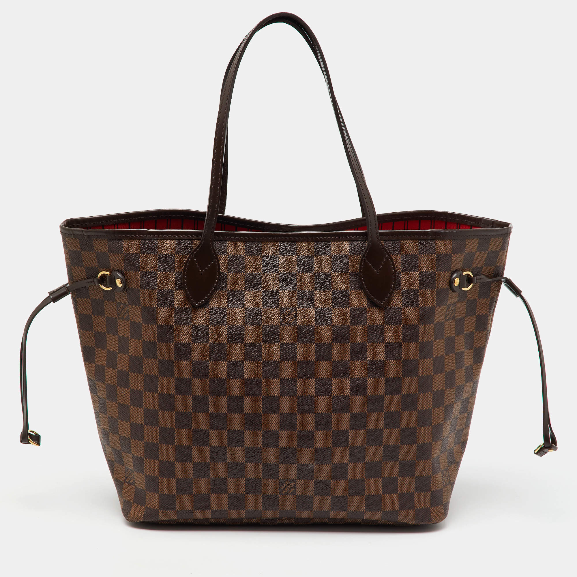 Louis Vuitton Damier Ebene Canvas Neverfull MM Bag