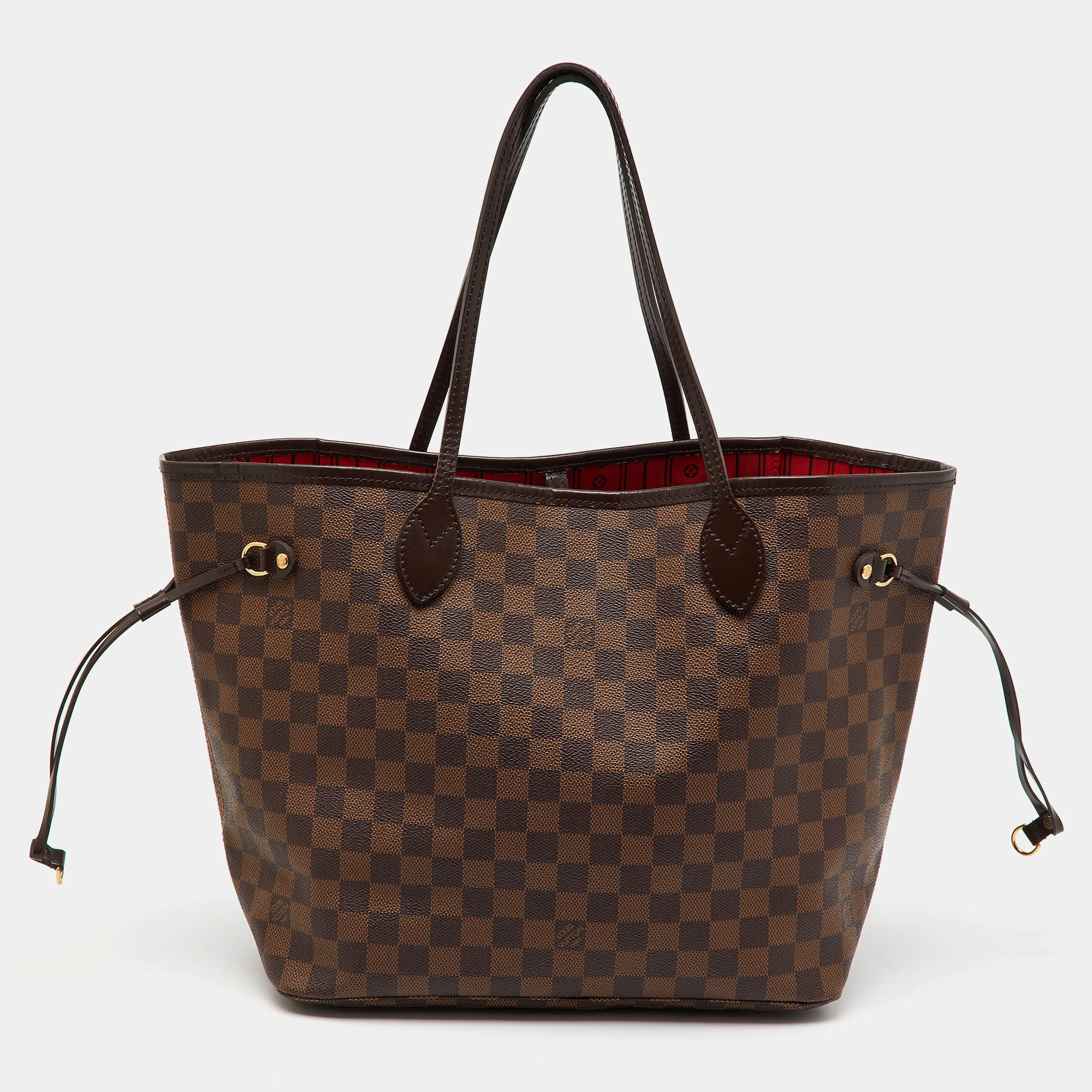 Louis Vuitton Damier Ebene Canvas Neverfull MM Bag