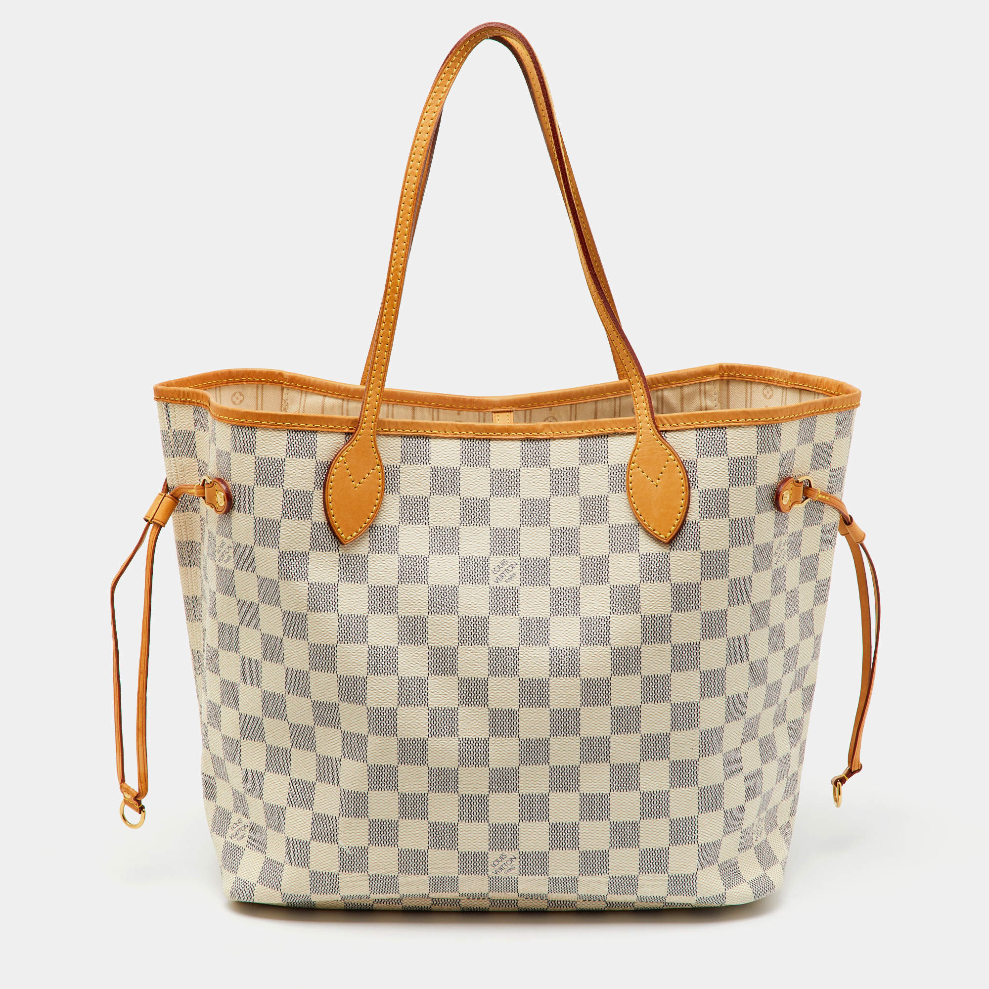 Louis Vuitton Damier Azur Canvas Neverfull MM Bag