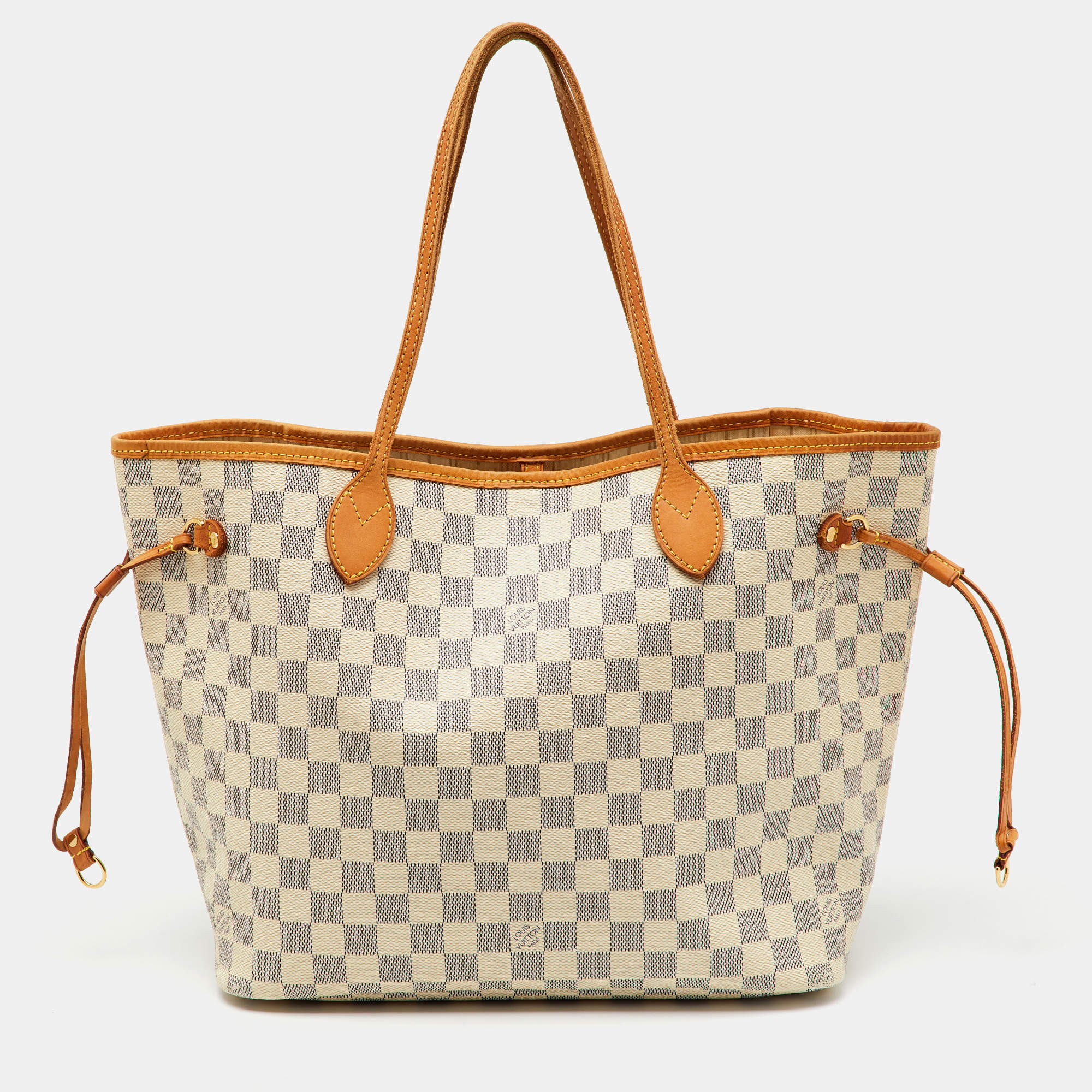 Louis Vuitton Damier Azur Canvas Neverfull MM Bag