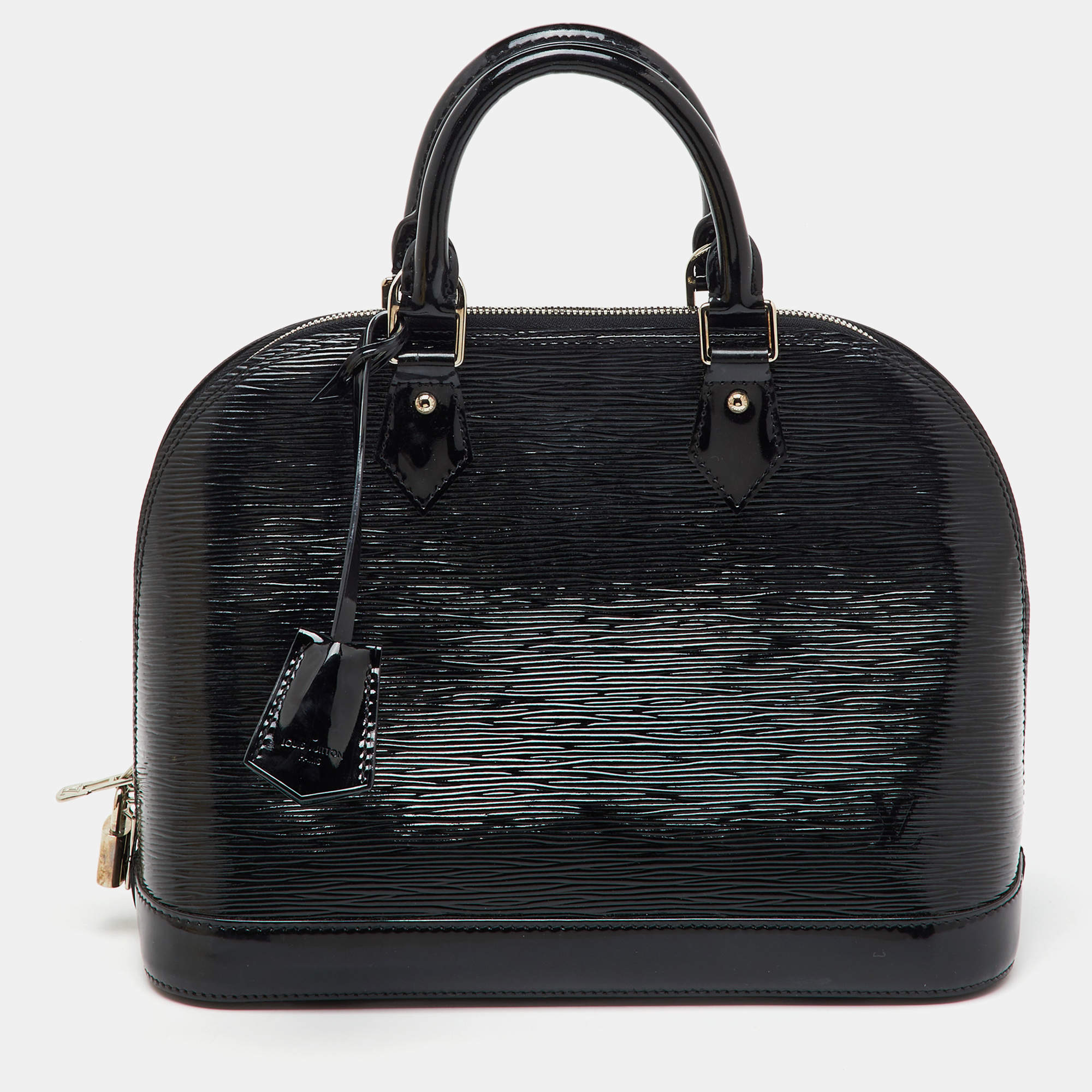Louis Vuitton Black Epi Leather Alma PM Bag