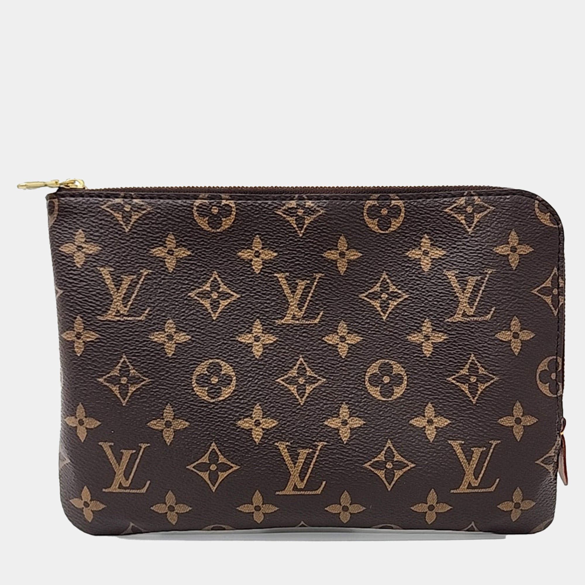 Louis Vuitton Brown PVC Monogram Etuille Voyage PM bag