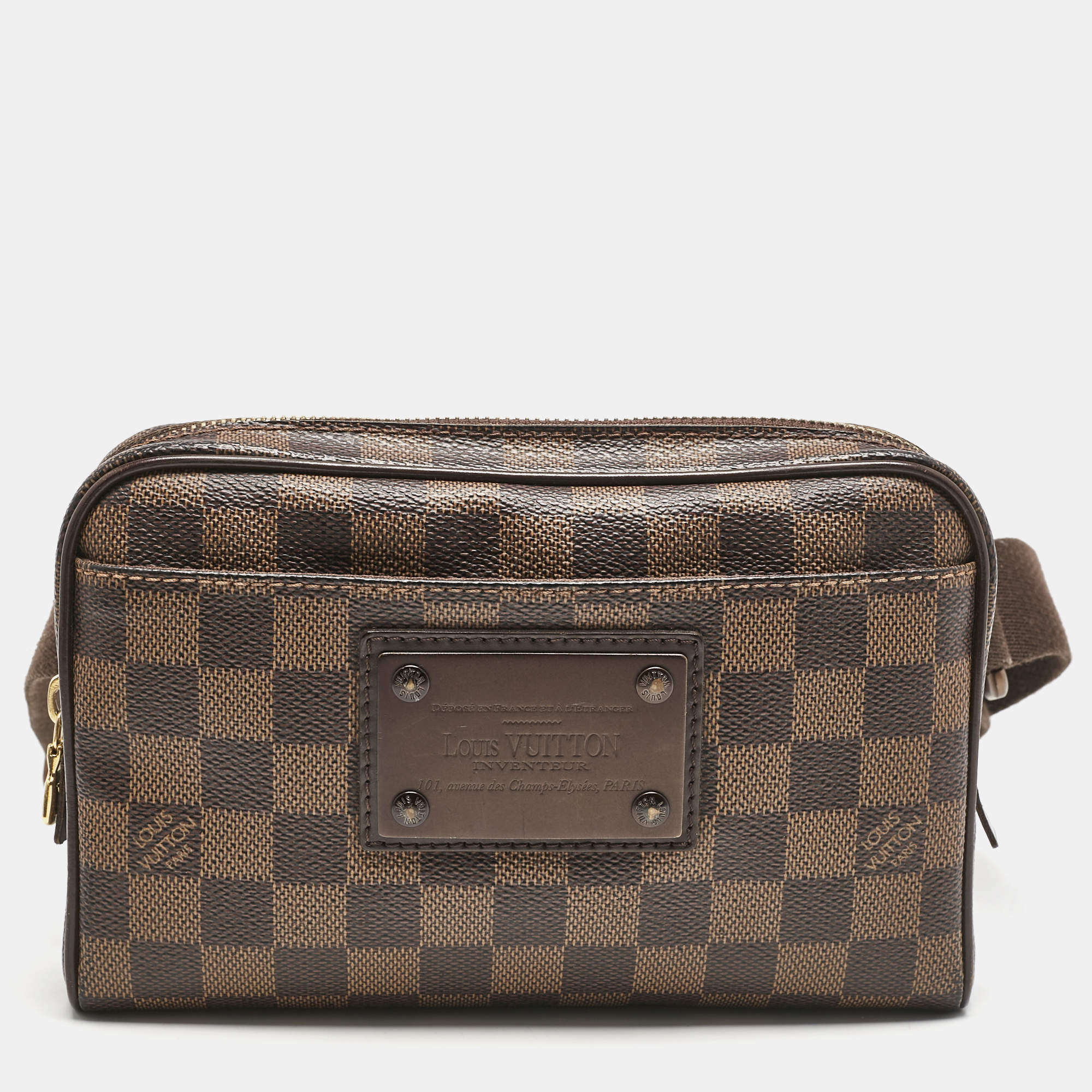 Louis Vuitton Damier Ebene Canvas Bum Brooklyn Waist Bag