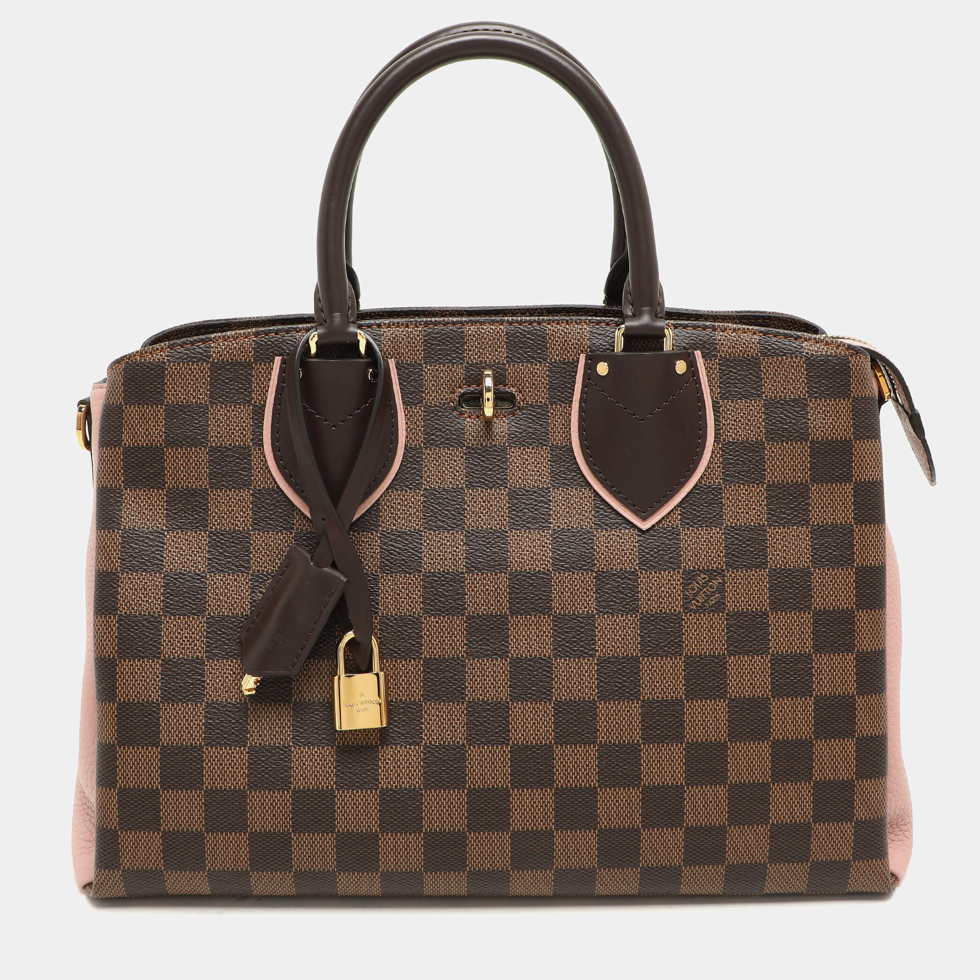 Louis Vuitton Damier Ebene Canvas and Leather Normandy Bag