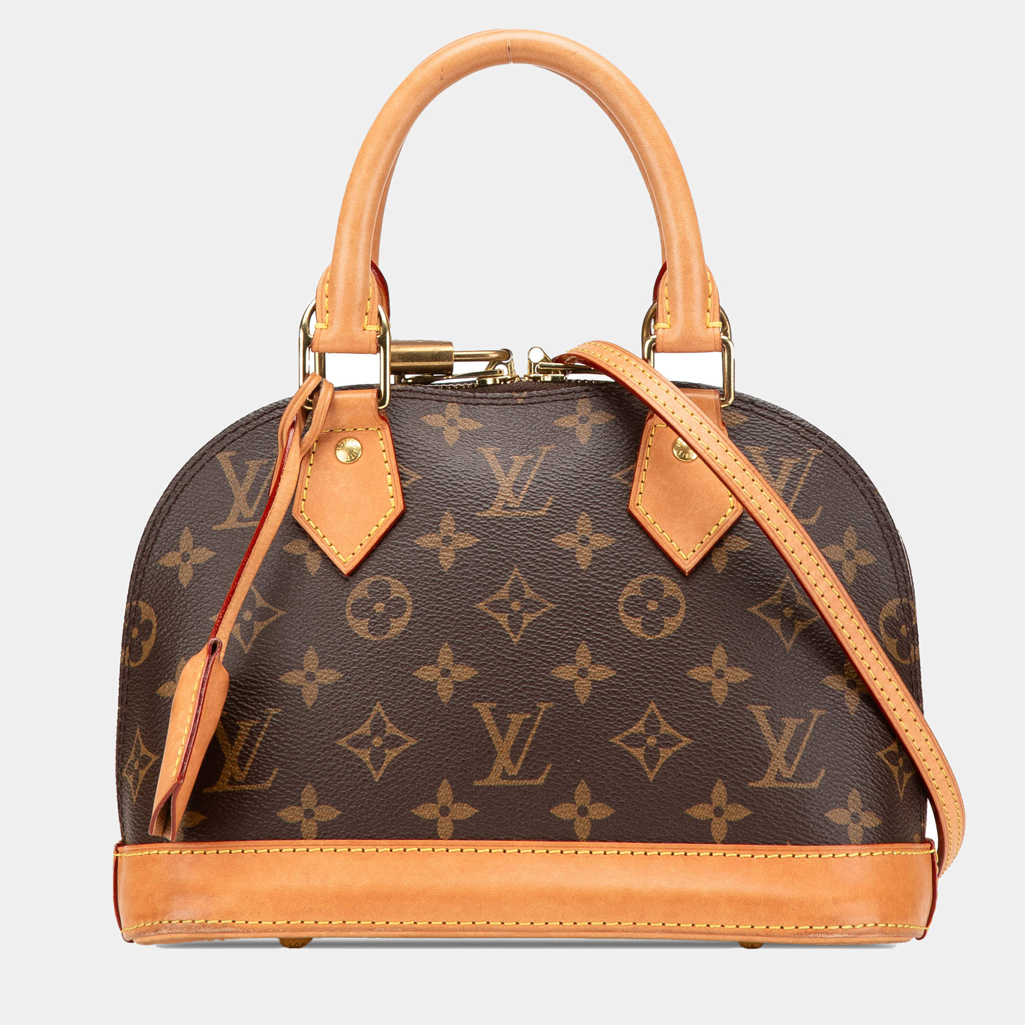 Louis Vuitton Brown Monogram Alma BB
