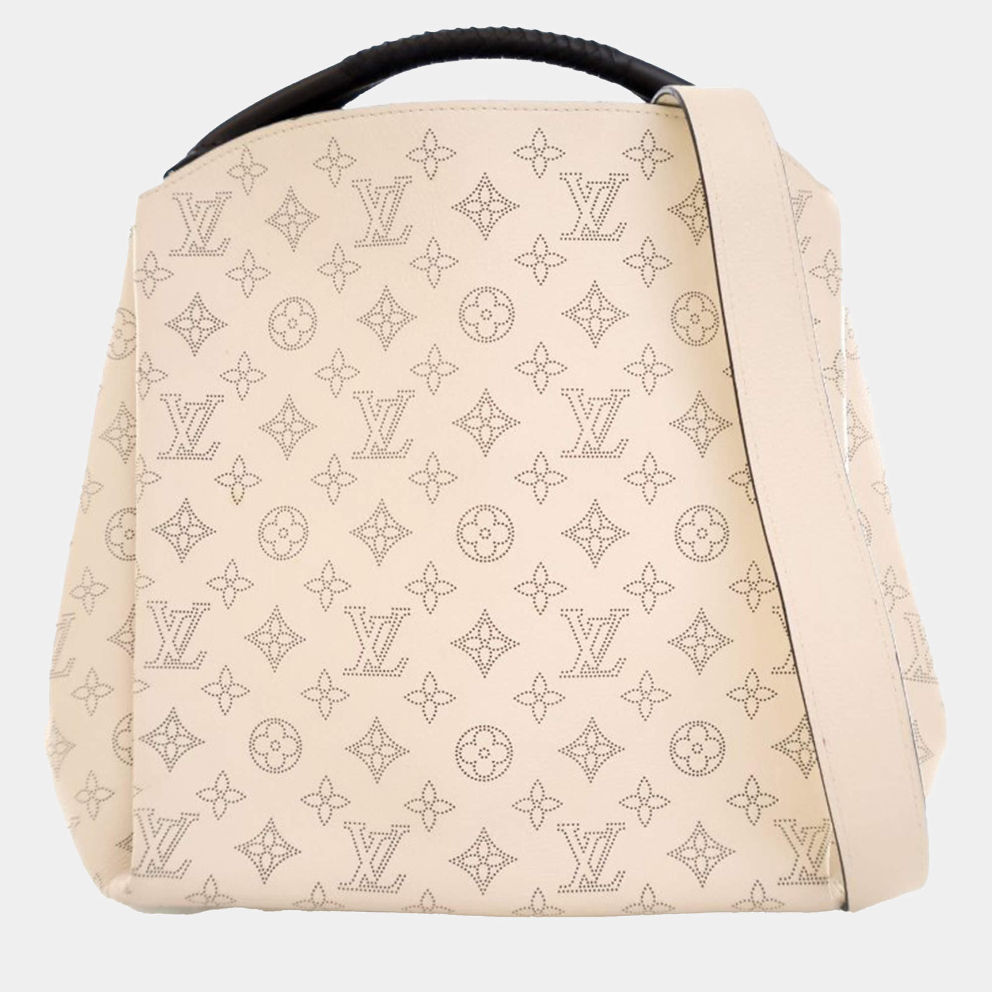 Louis Vuitton Beige Brown Mahina Babylone PM