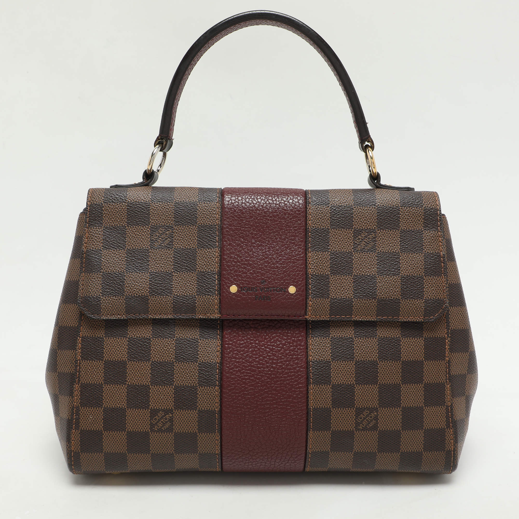 Louis Vuitton Bordeaux Damier Ebene Canvas Bond Street Bag