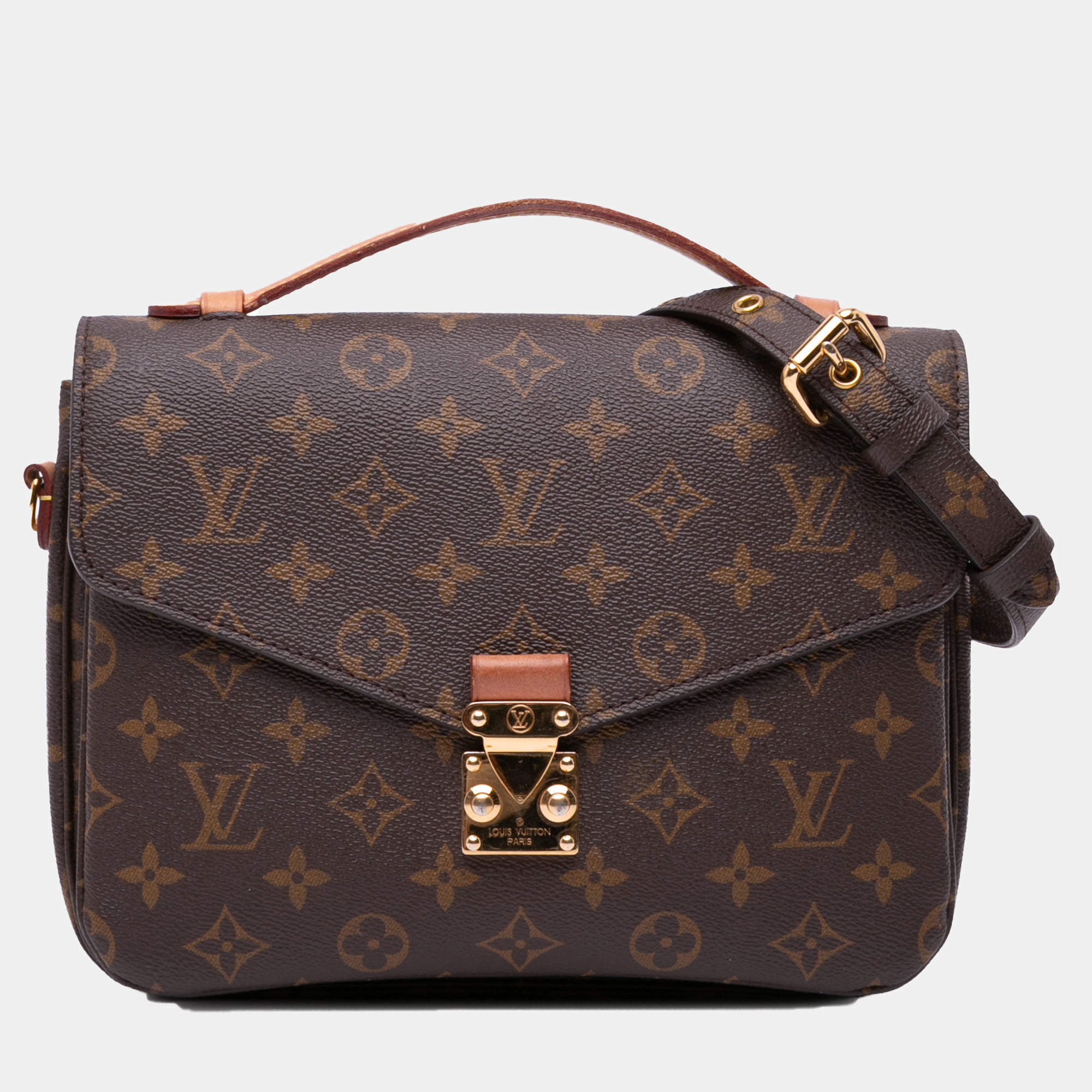 Louis Vuitton Brown Monogram Pochette Metis