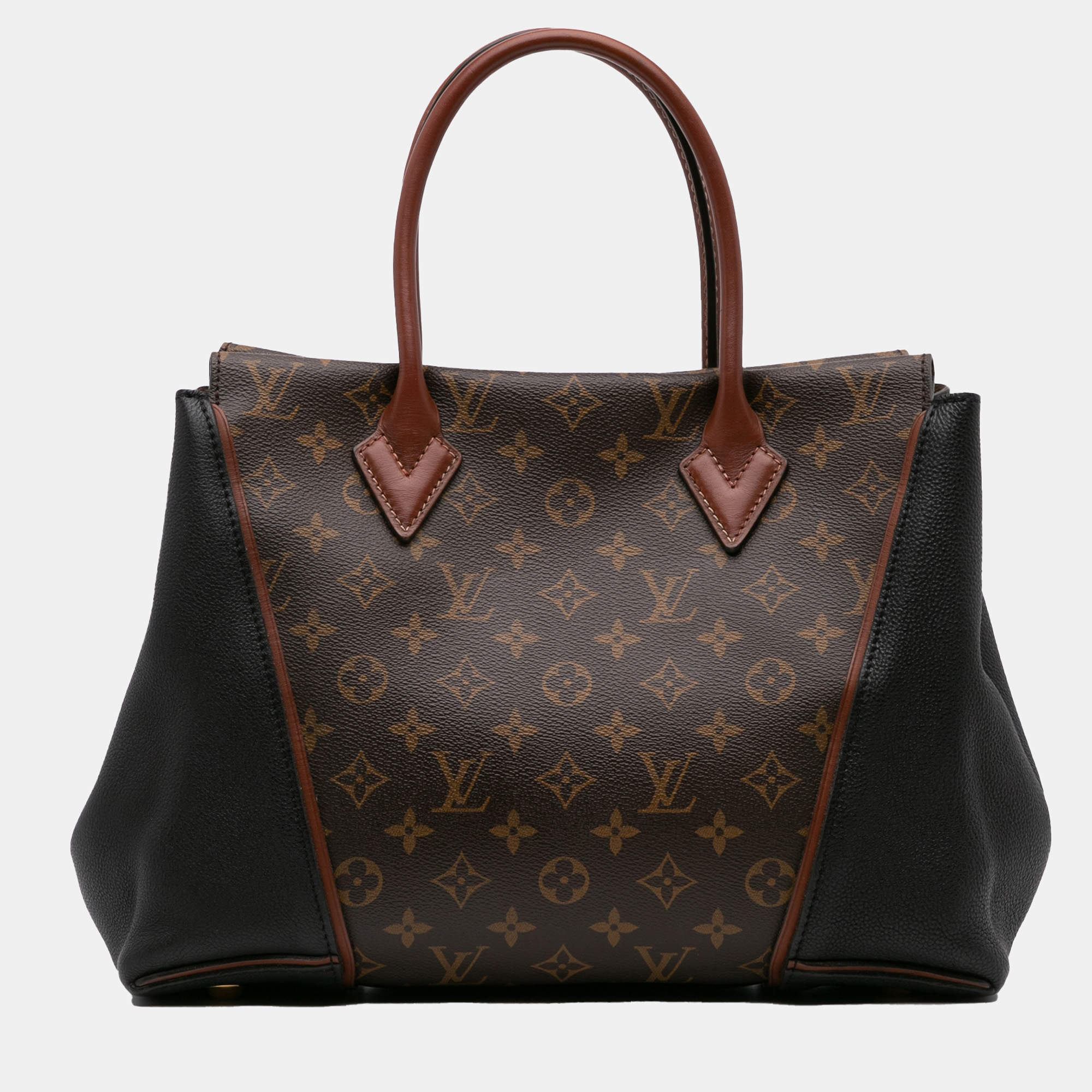 Louis Vuitton Black/Brown Monogram W PM Tote
