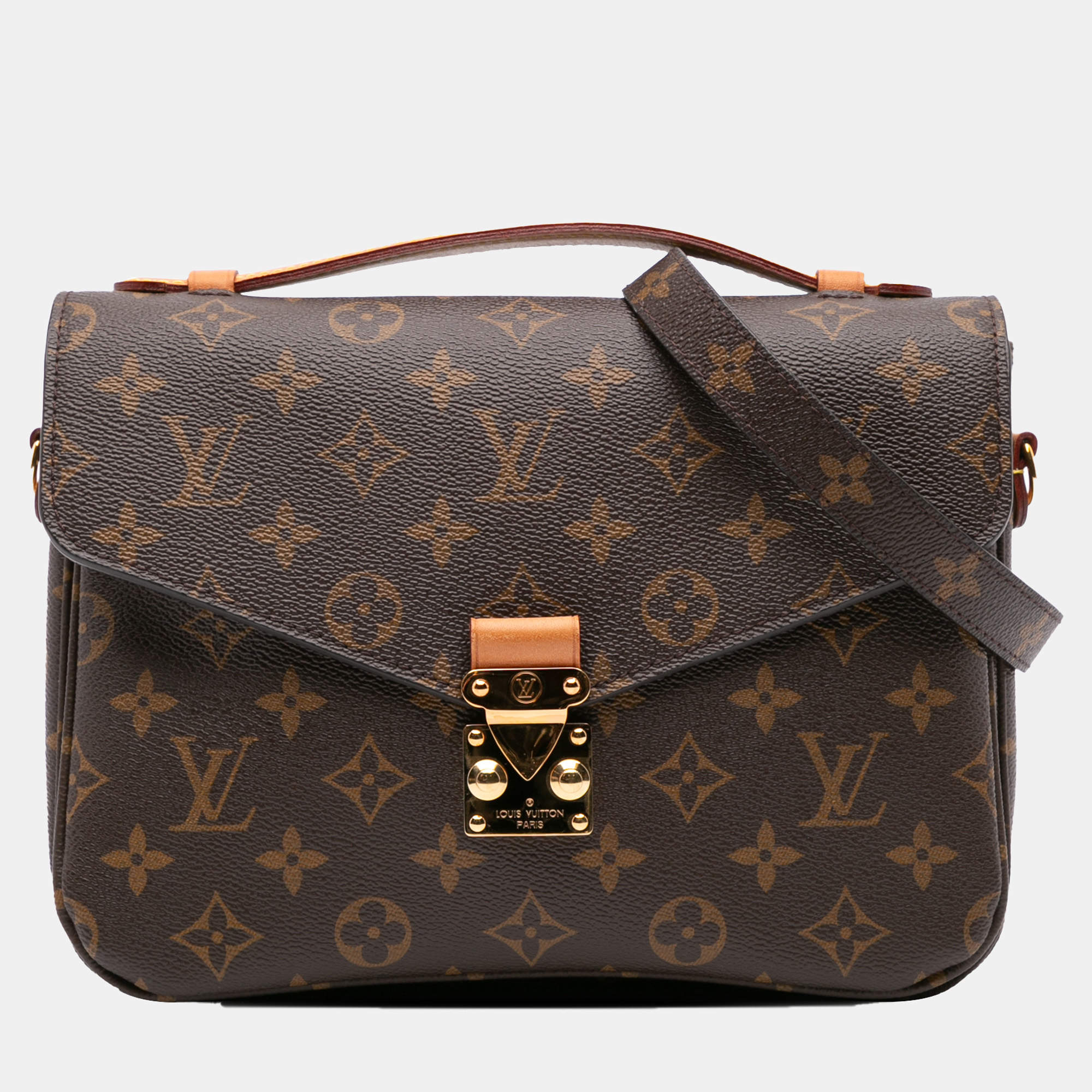 Louis Vuitton Brown Monogram Pochette Metis