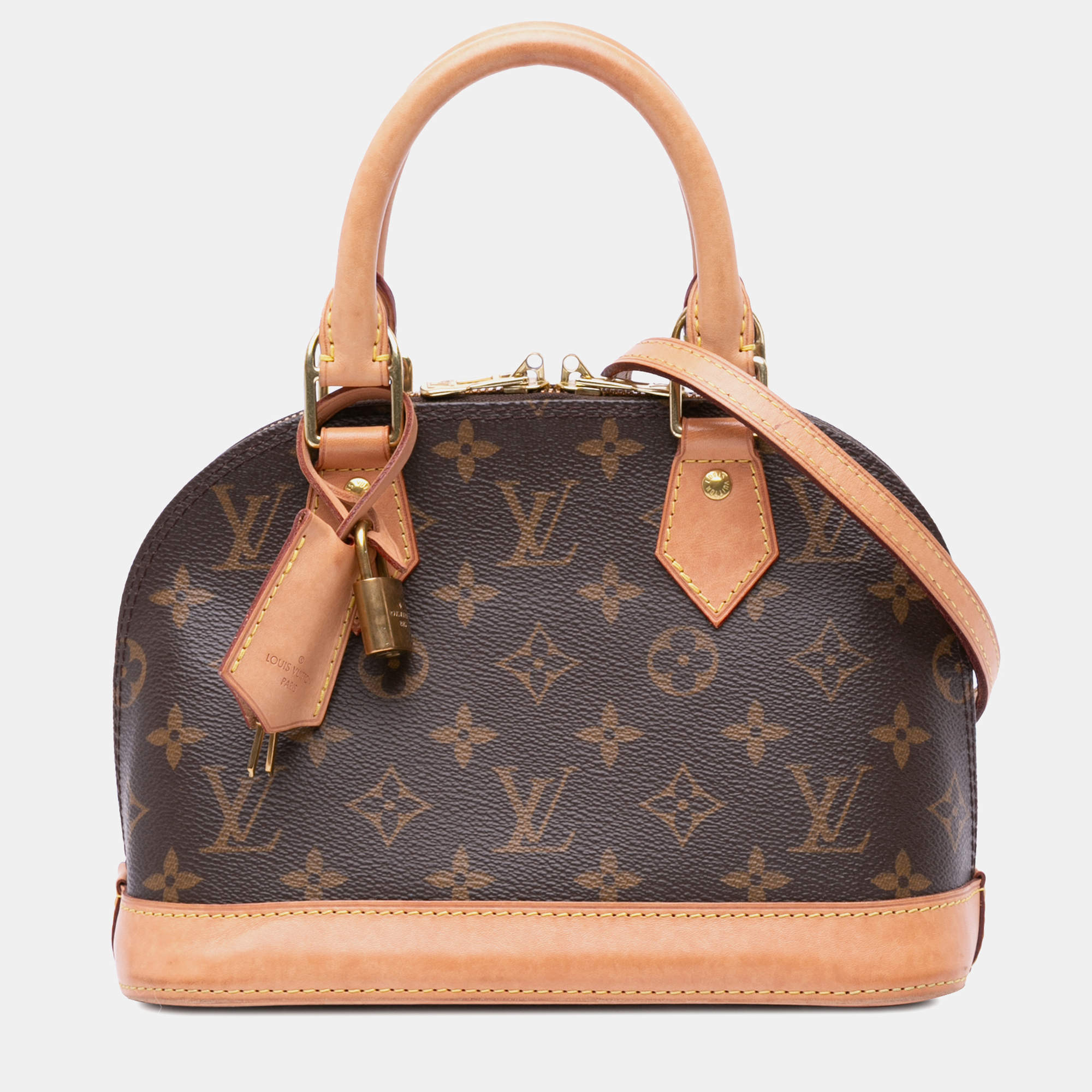 Louis Vuitton Brown Monogram Alma BB