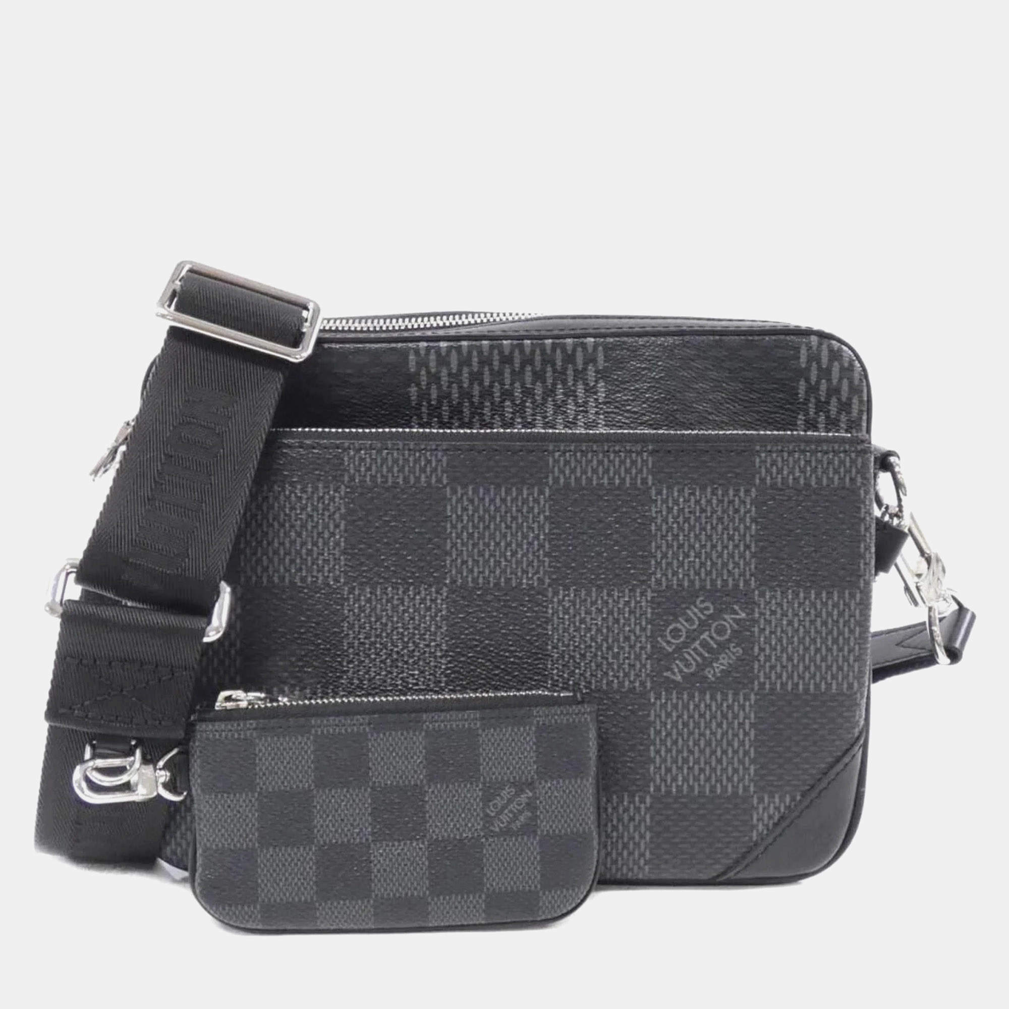 Louis Vuitton Damier Graphite Canvas 3D Trio Messenger Bag