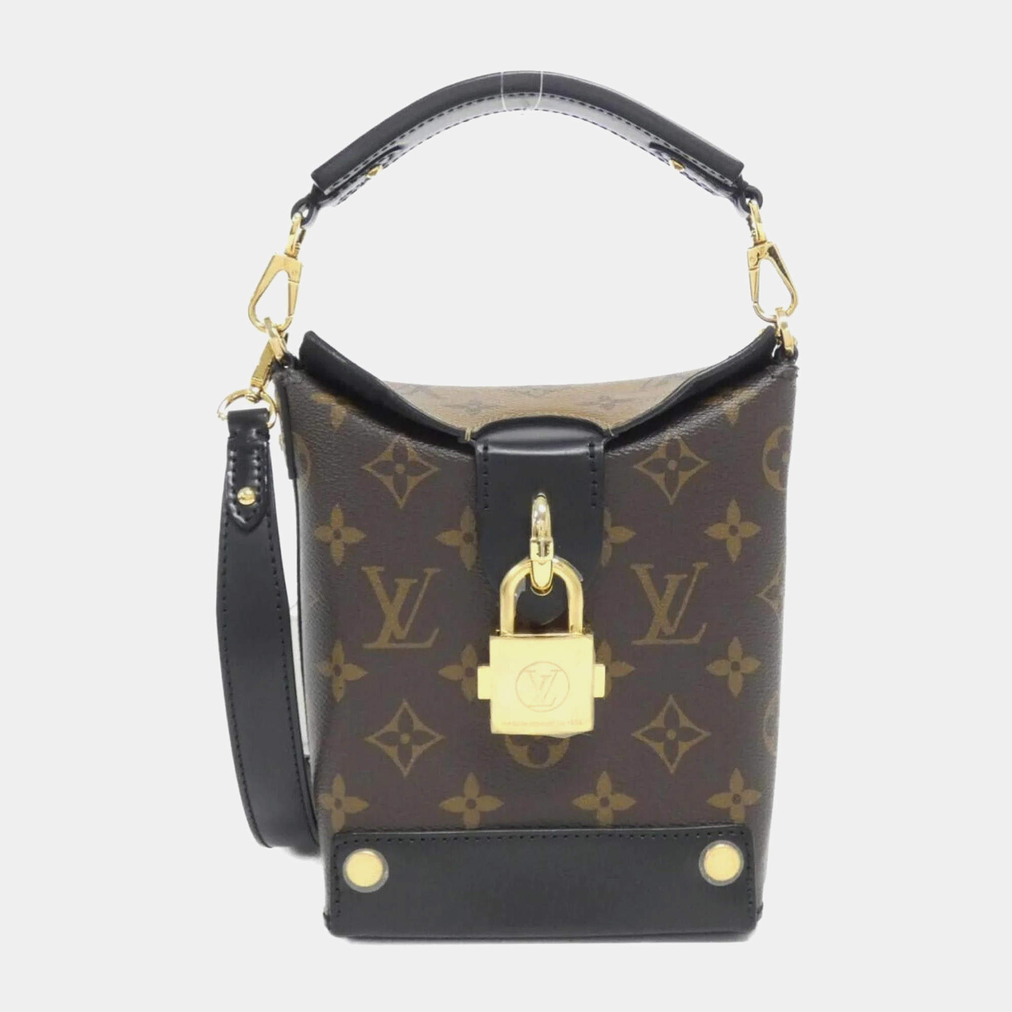 Louis Vuitton Monogram Reverse Bento Box Handbag
