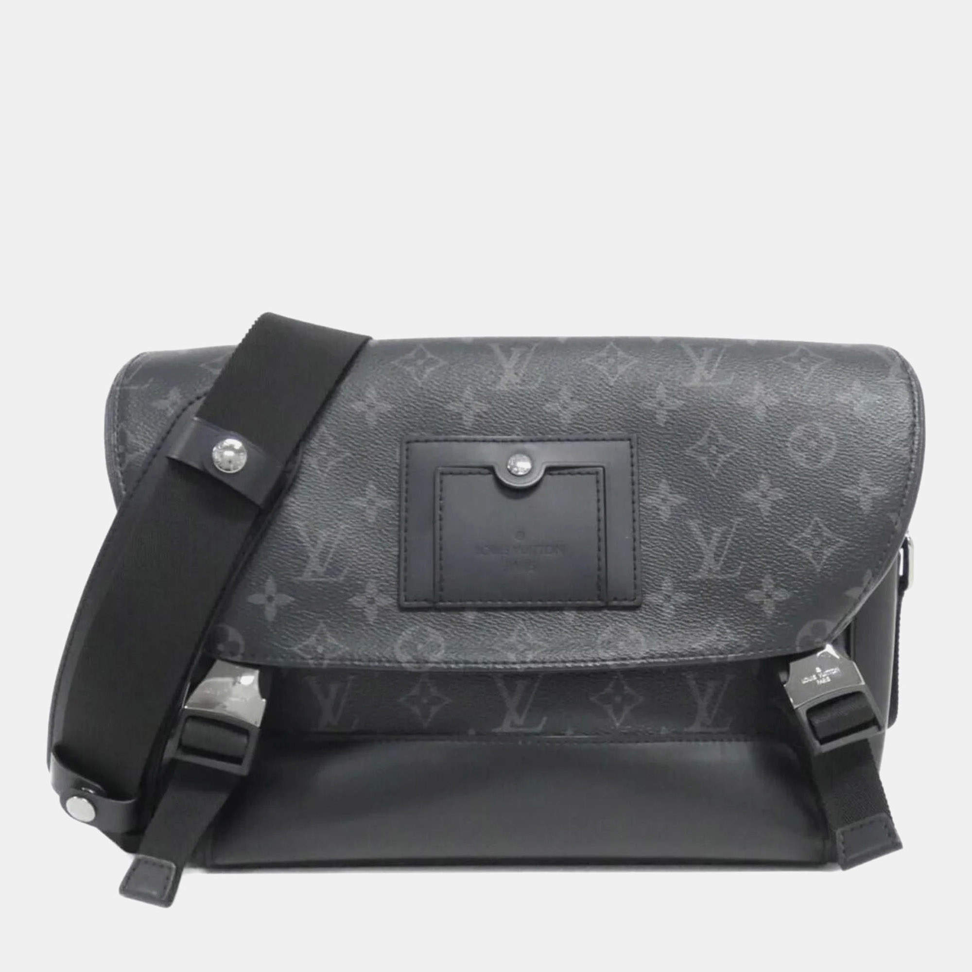 Louis Vuitton Monogram Eclipse Messenger Voyage PM Shoulder Bag