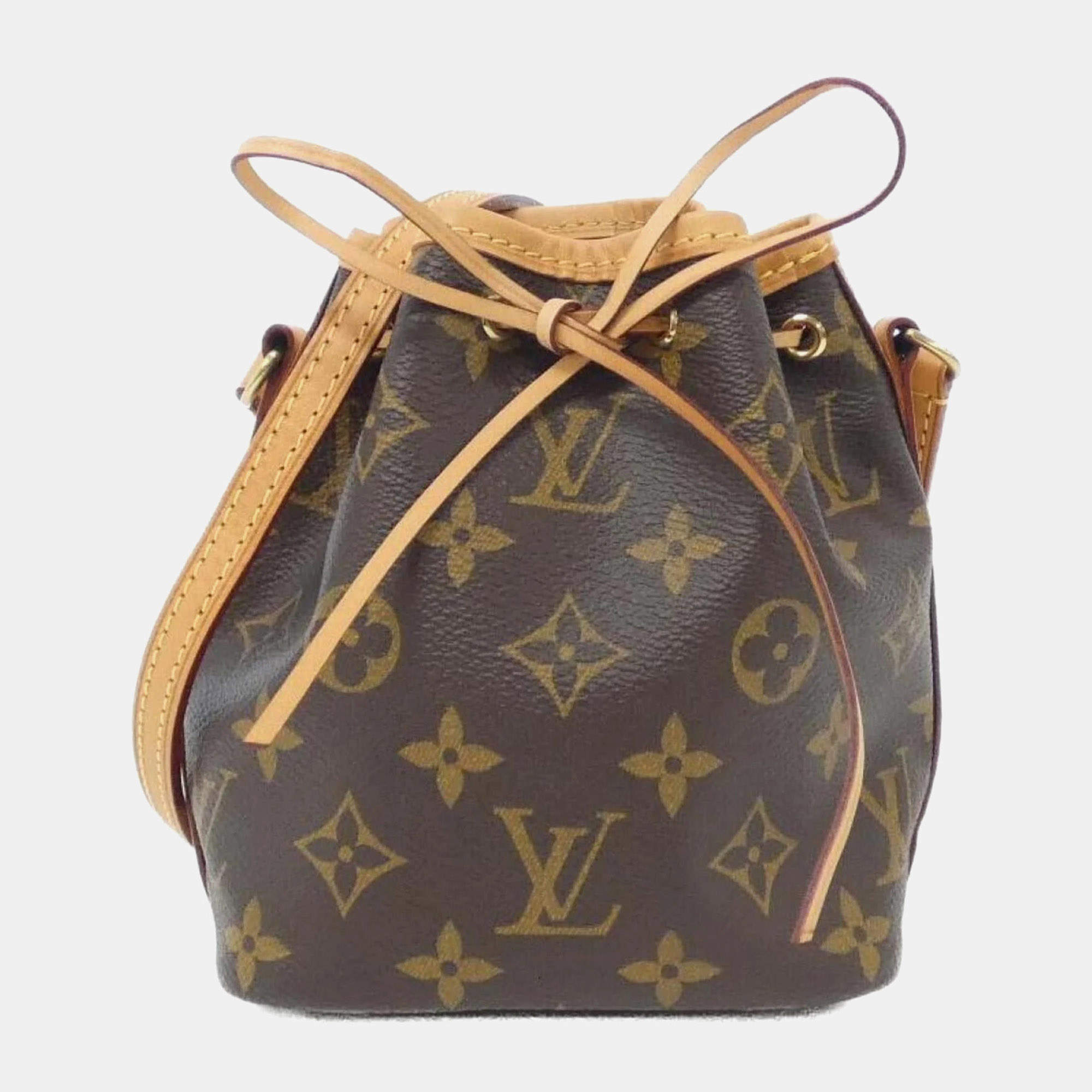  Louis Vuitton Monogram Nano Noe Shoulder Bag