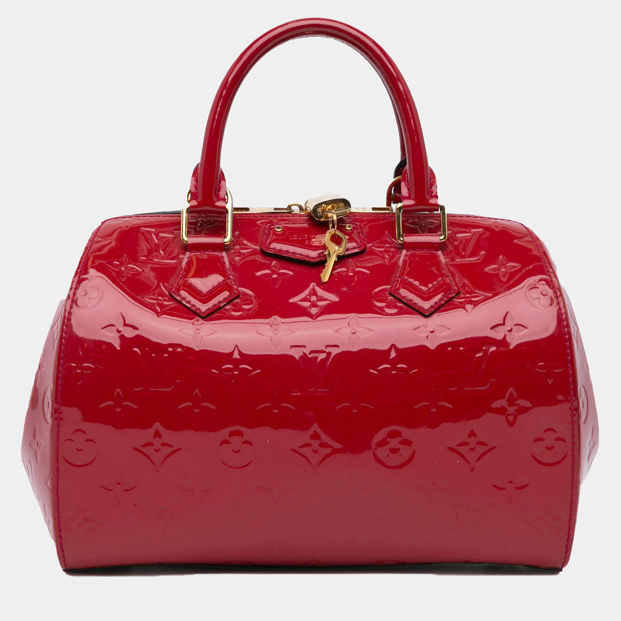 Louis Vuitton Red Monogram Vernis Montana