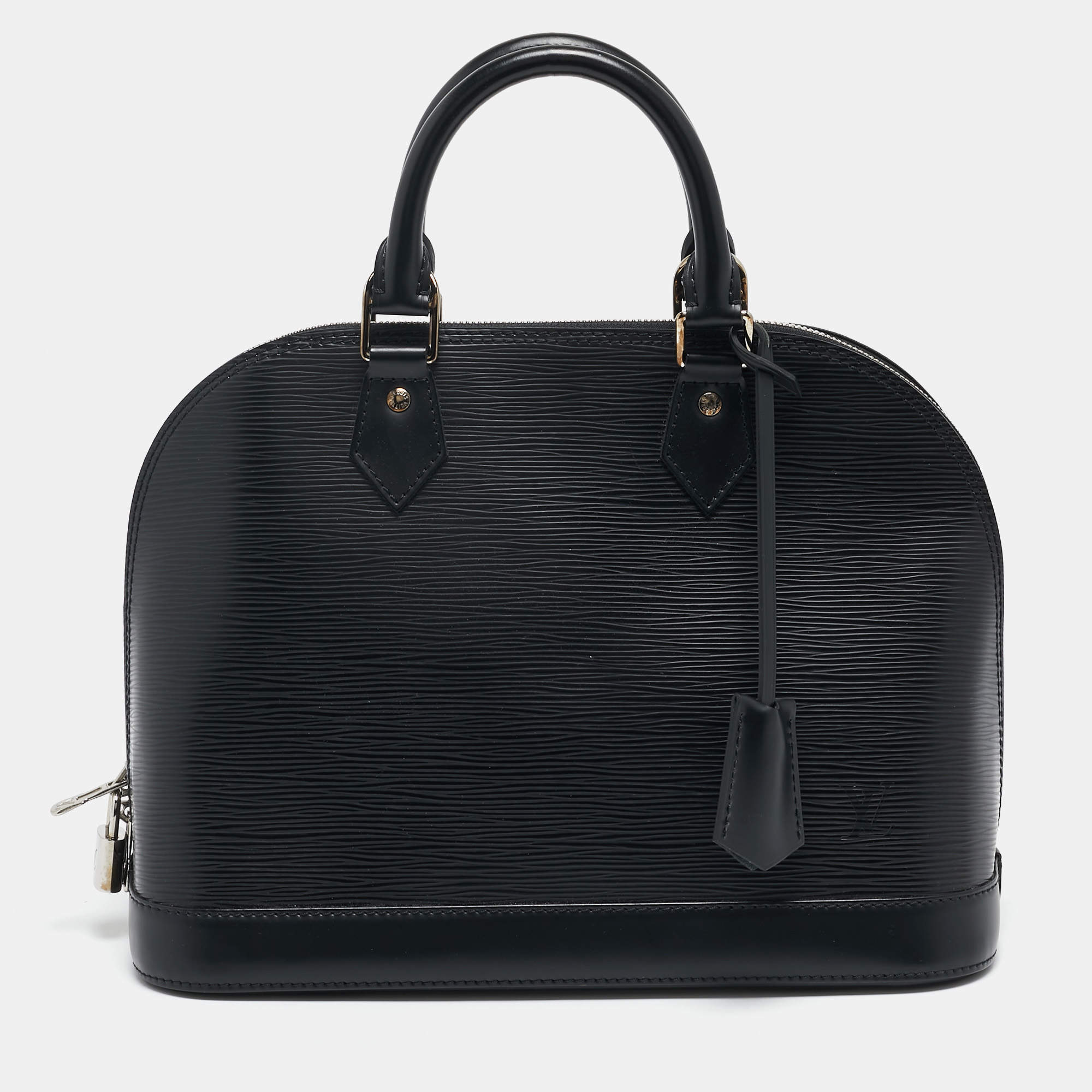 Louis Vuitton Black Epi Leather Alma PM Bag