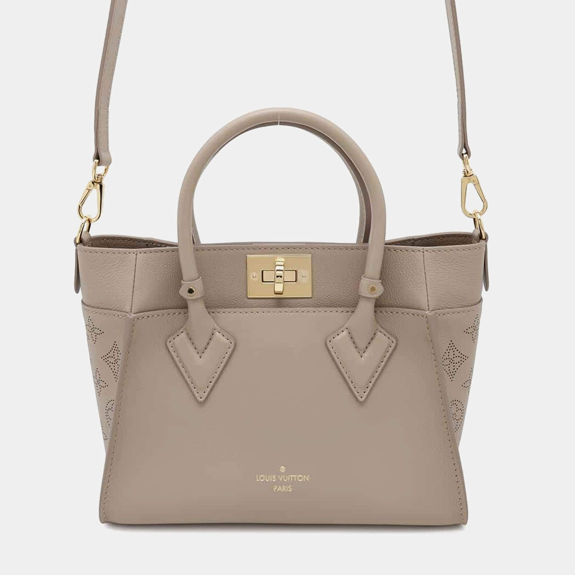 Louis Vuitton On My Side Galet Monogram Mahina Calf Leather Size Pm