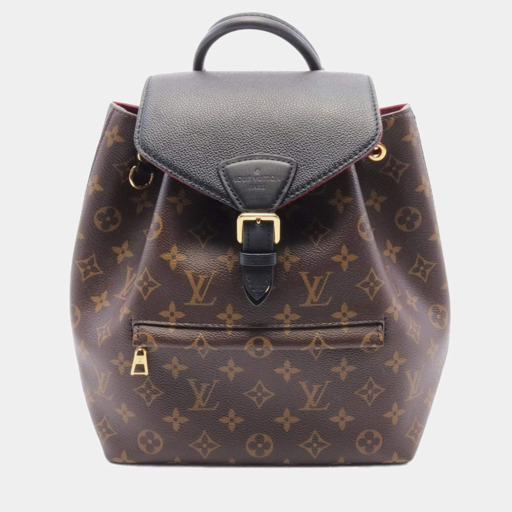Louis Vuitton Brown Canvas Monogram Montsouris NM PM Backpack
