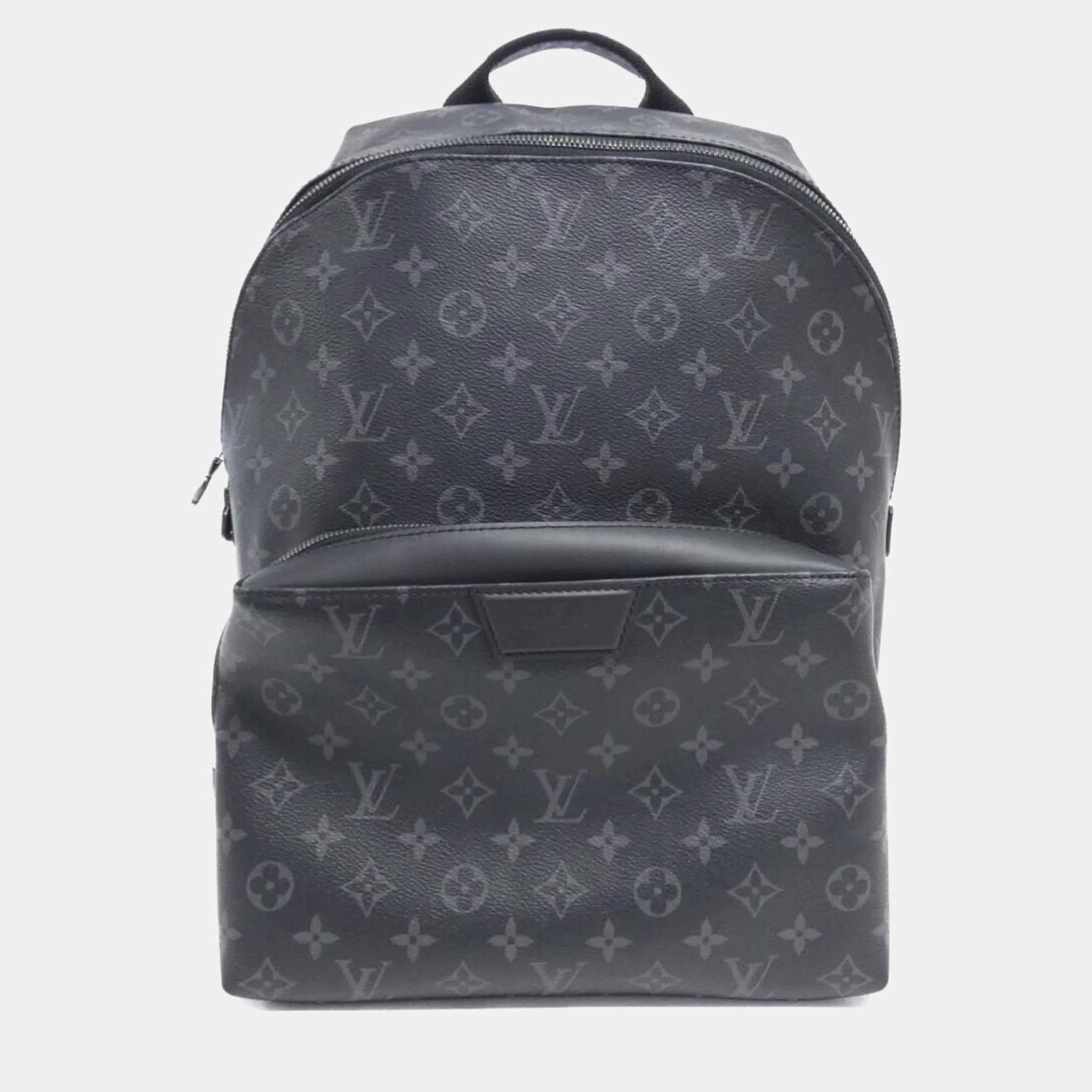 Louis Vuitton Black Monogram Canvas Eclipse Backpack