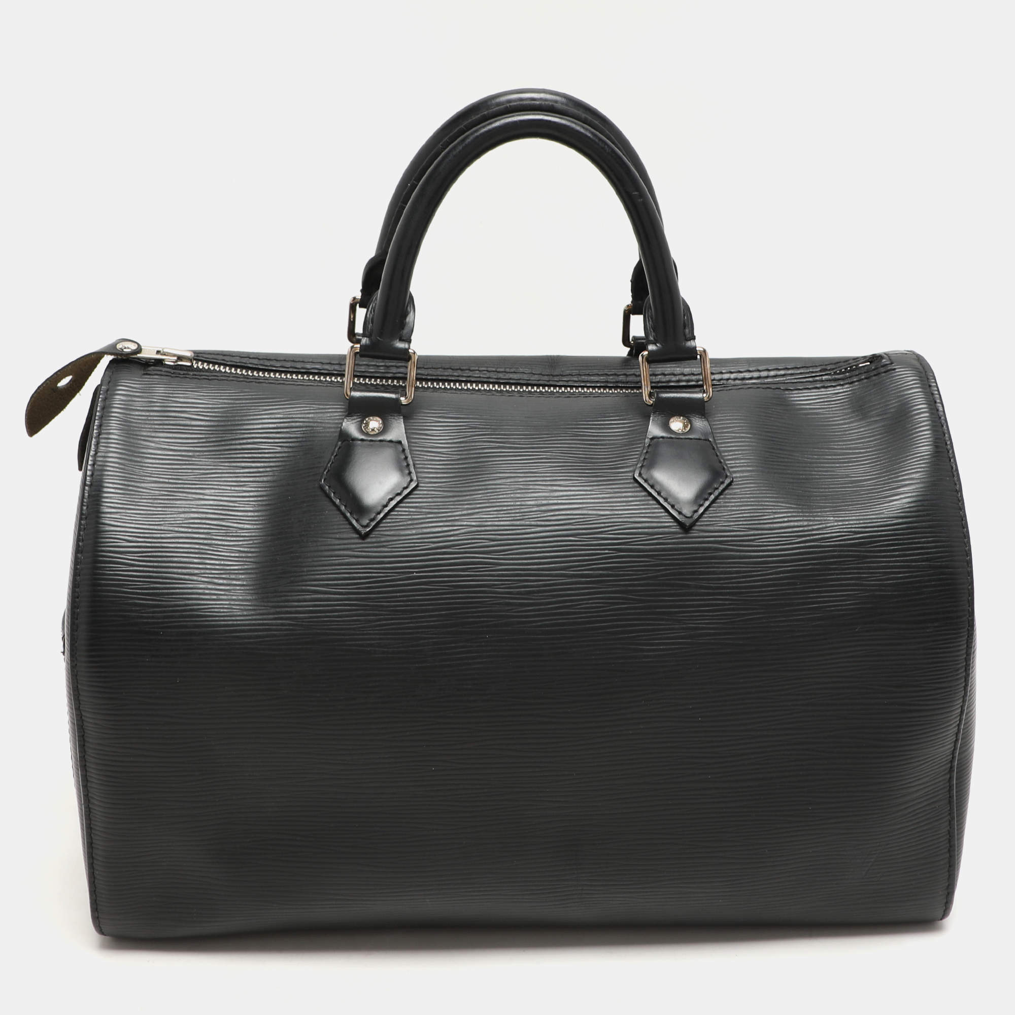 مملوكة مسبقًا Louis Vuitton Black Epi Leather Speedy 30 Bag