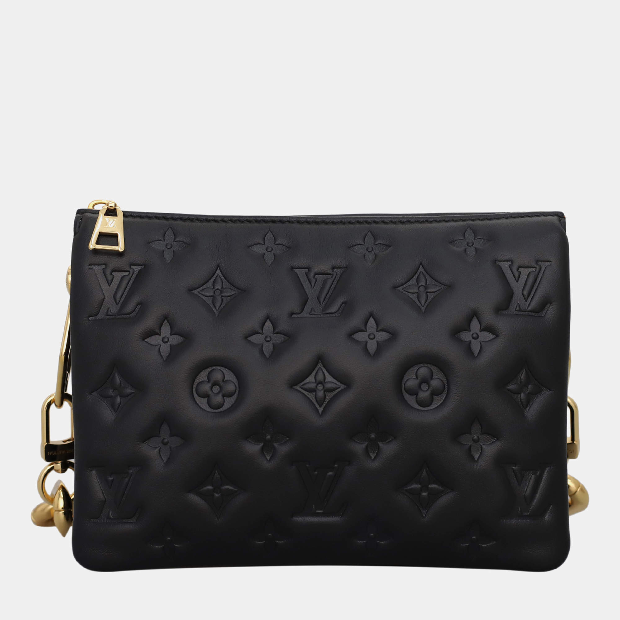 Louis Vuitton Black Leather Coussin BB Shoulder Bag