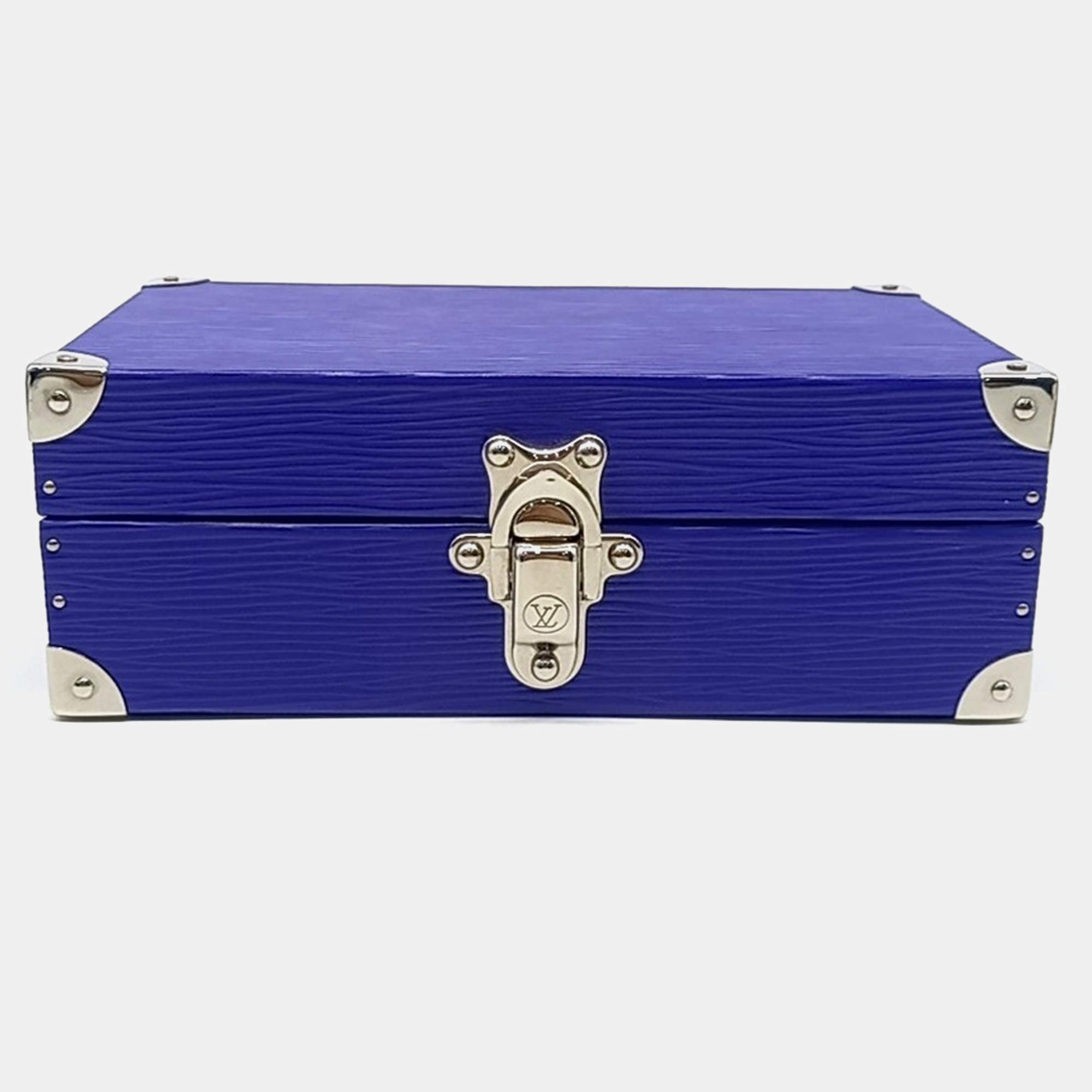 Louis Vuitton Blue Leather Epi Case bag