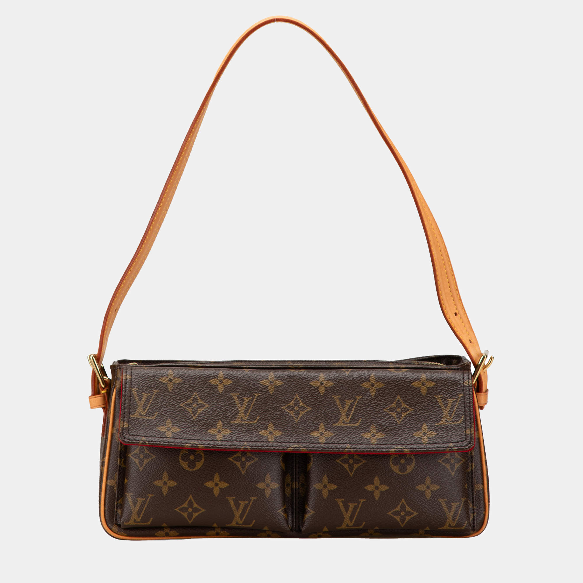 Pre Owned Louis Vuitton Brown Monogram Viva Cite MM