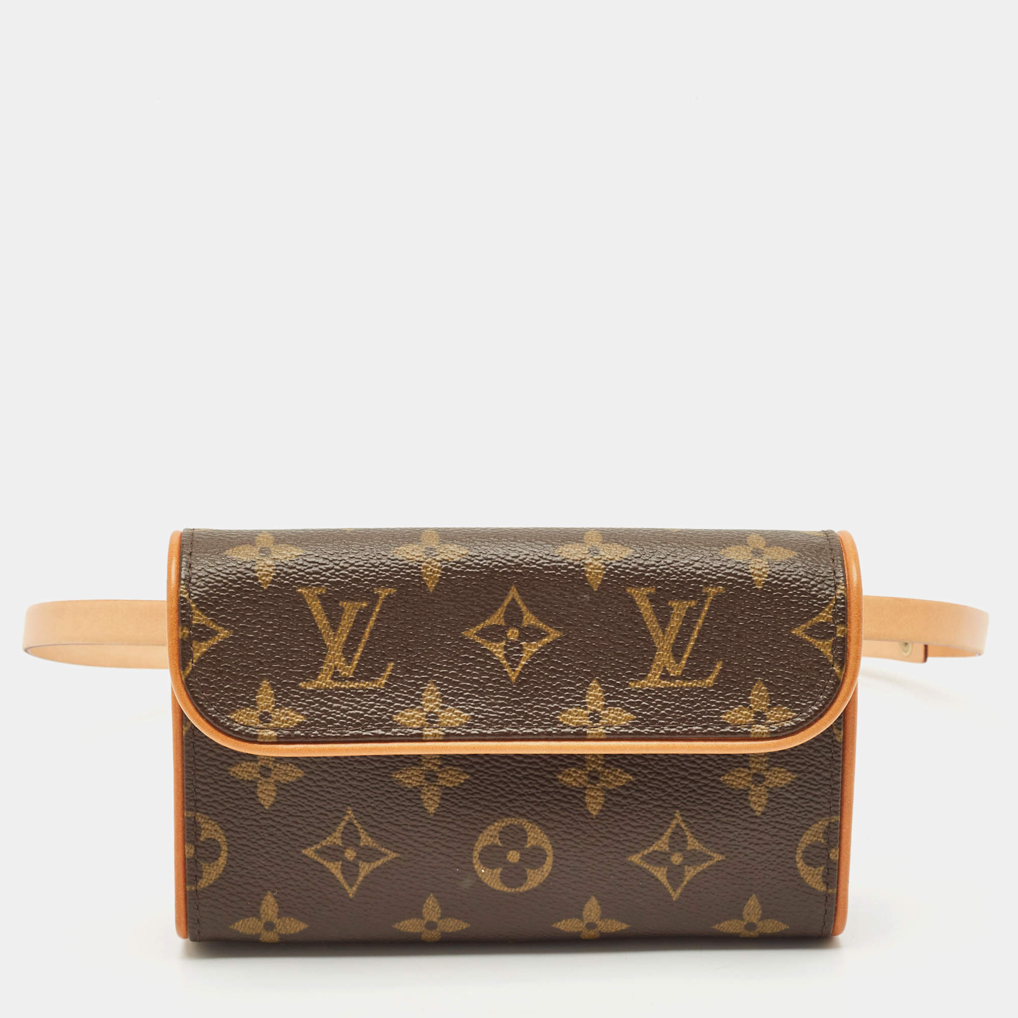 Pre Owned Louis Vuitton Monogram Canvas Pochette Florentine Bag
