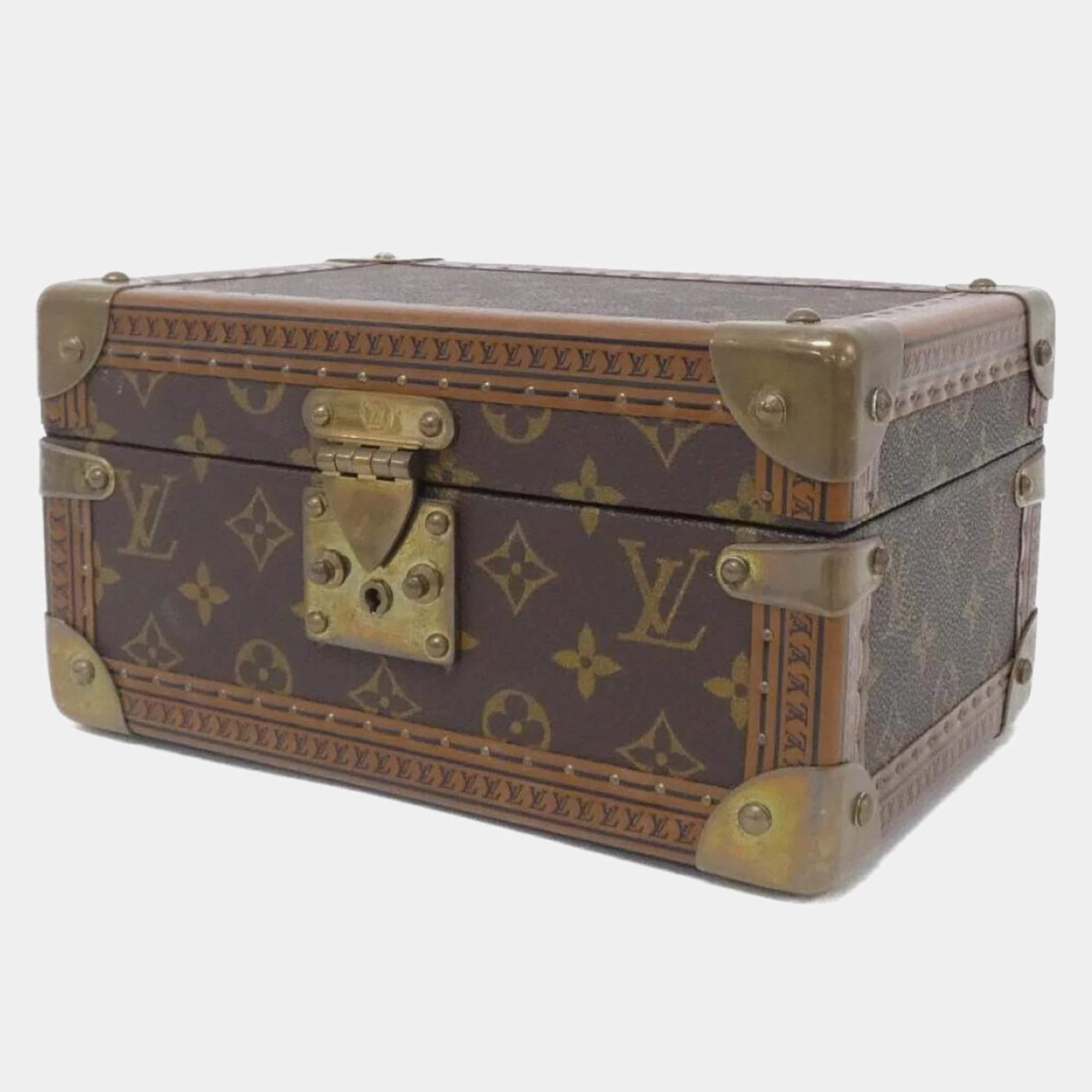 Louis Vuitton Brown Monogram Canvas Coffret Tresor 24