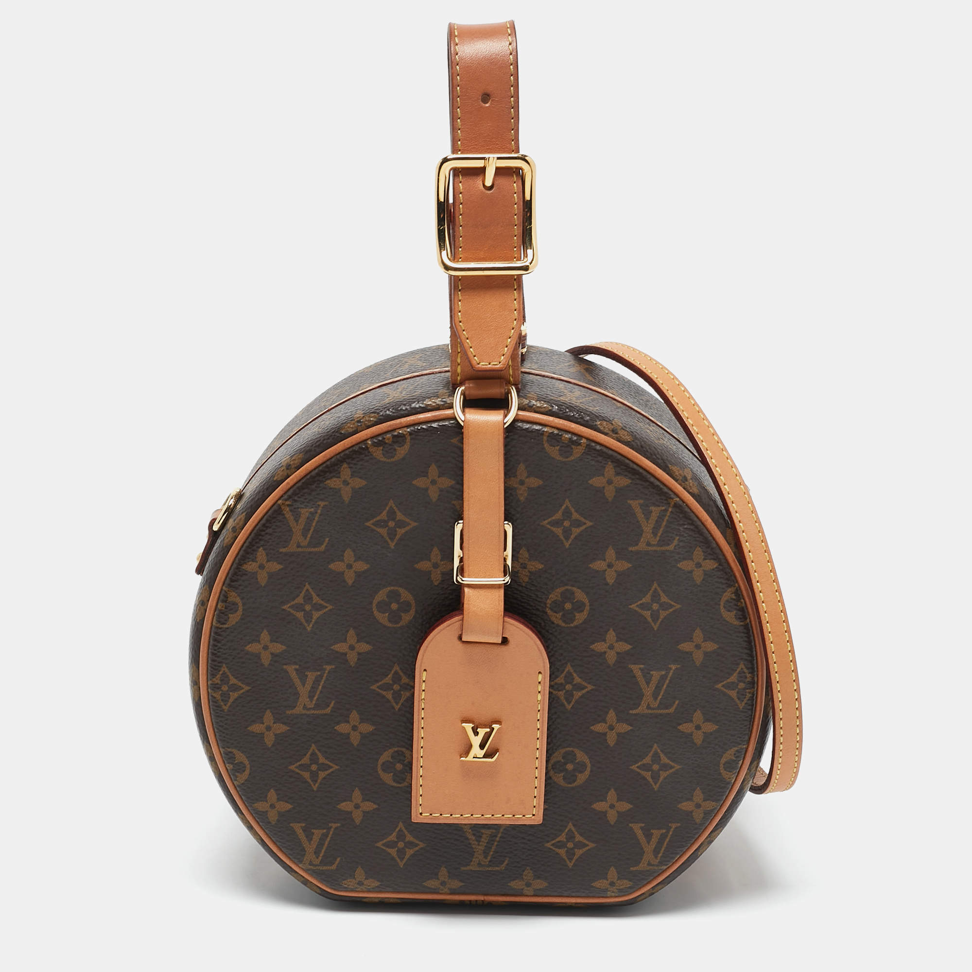 Pre Owned Louis Vuitton Monogram Canvas Petite Boite Chapeau Bag