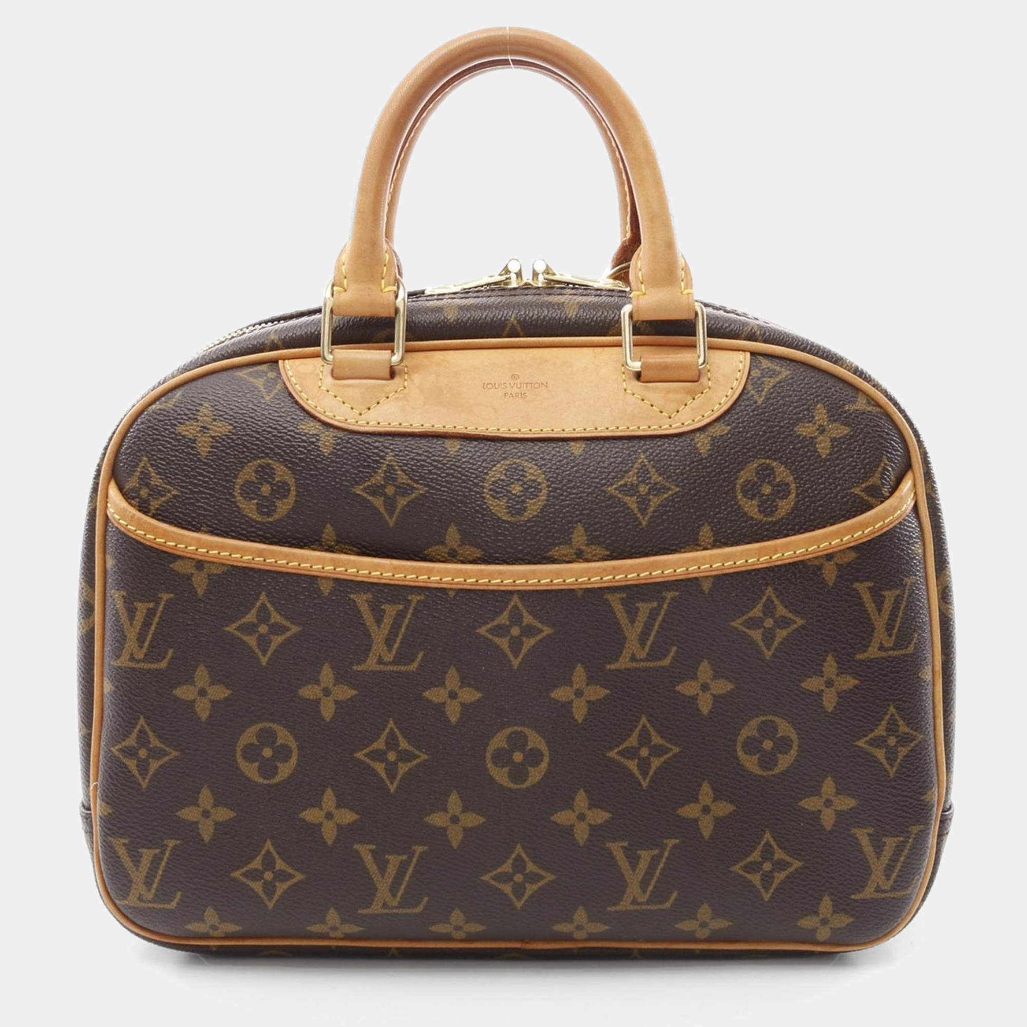 Louis Vuitton Brown Monogram Canvas Trouville Handbag