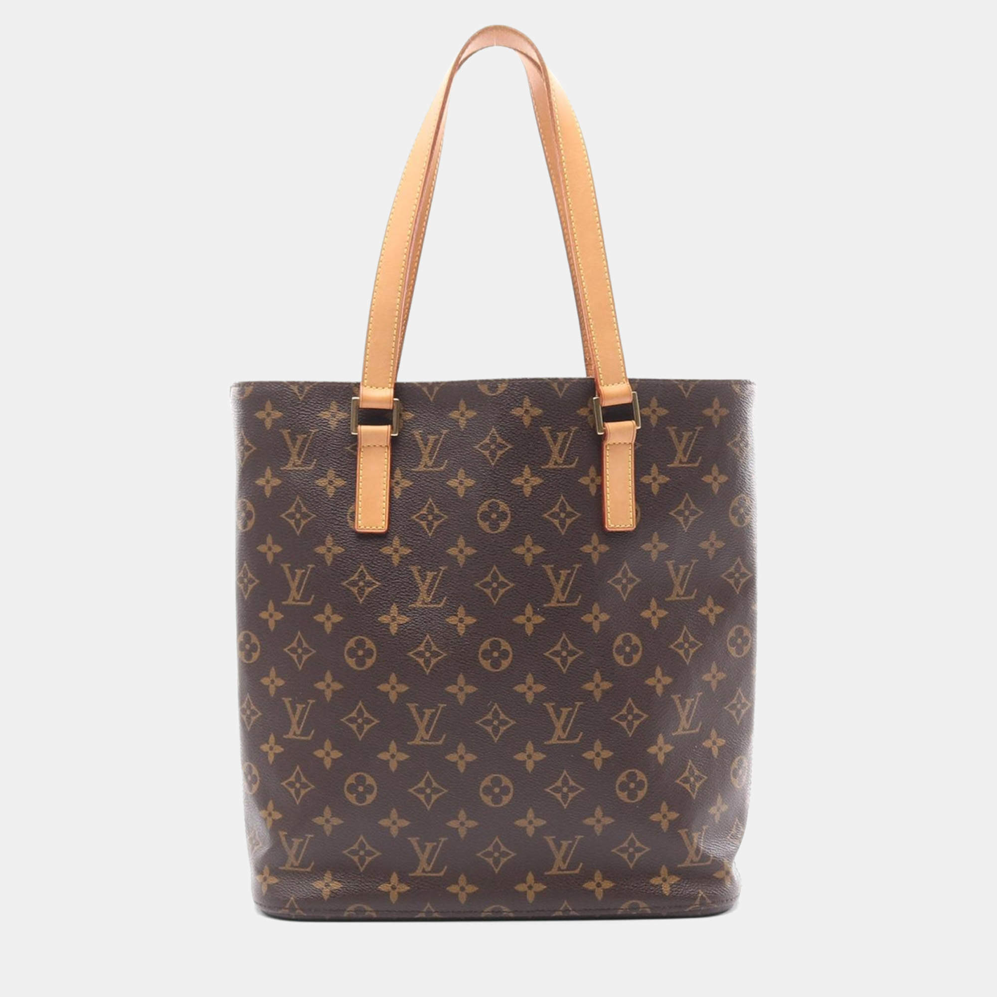 Pre Owned Louis Vuitton Brown Monogram Leather Vavin GM Tote Bag