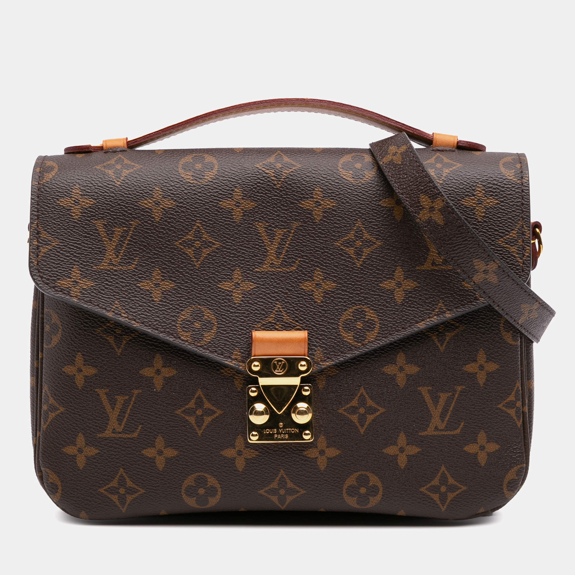Louis Vuitton Brown Monogram Pochette Metis