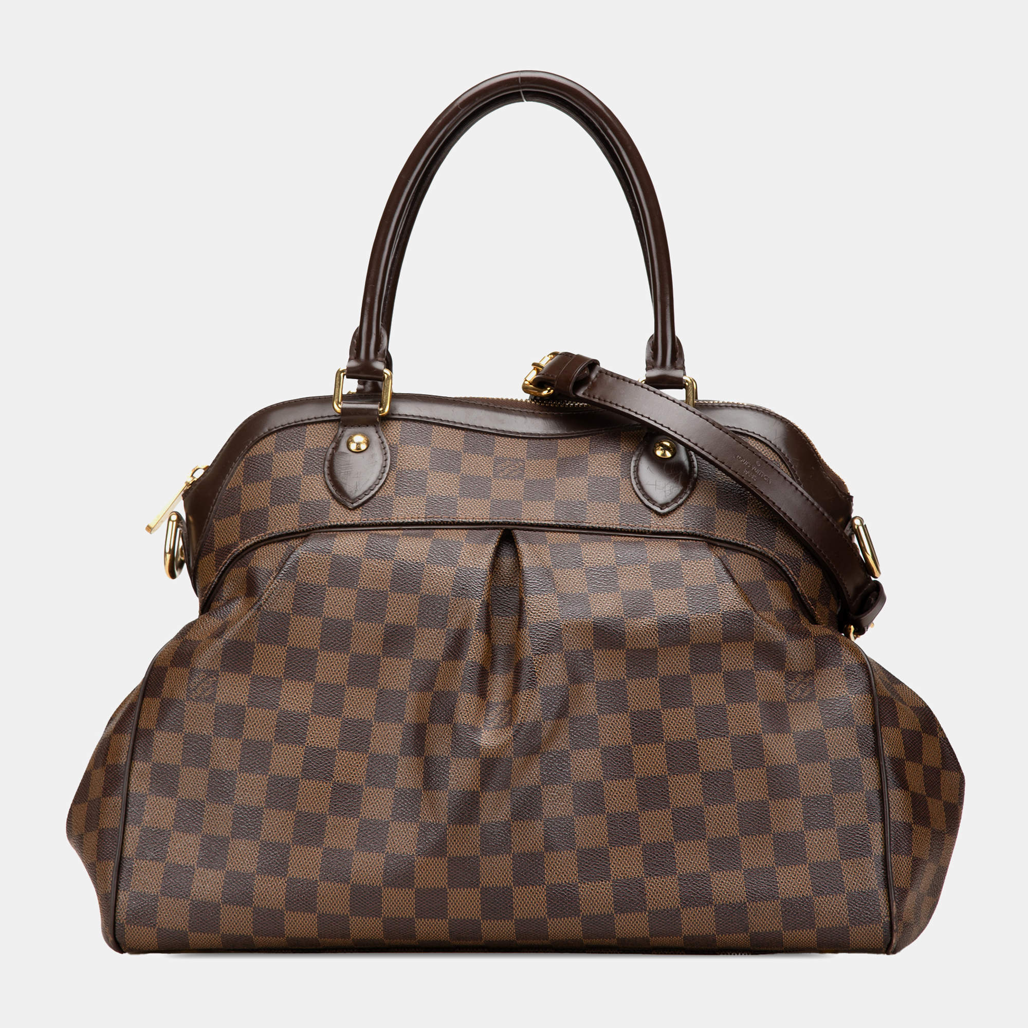 Pre Owned Louis Vuitton Brown Damier Ebene Trevi GM