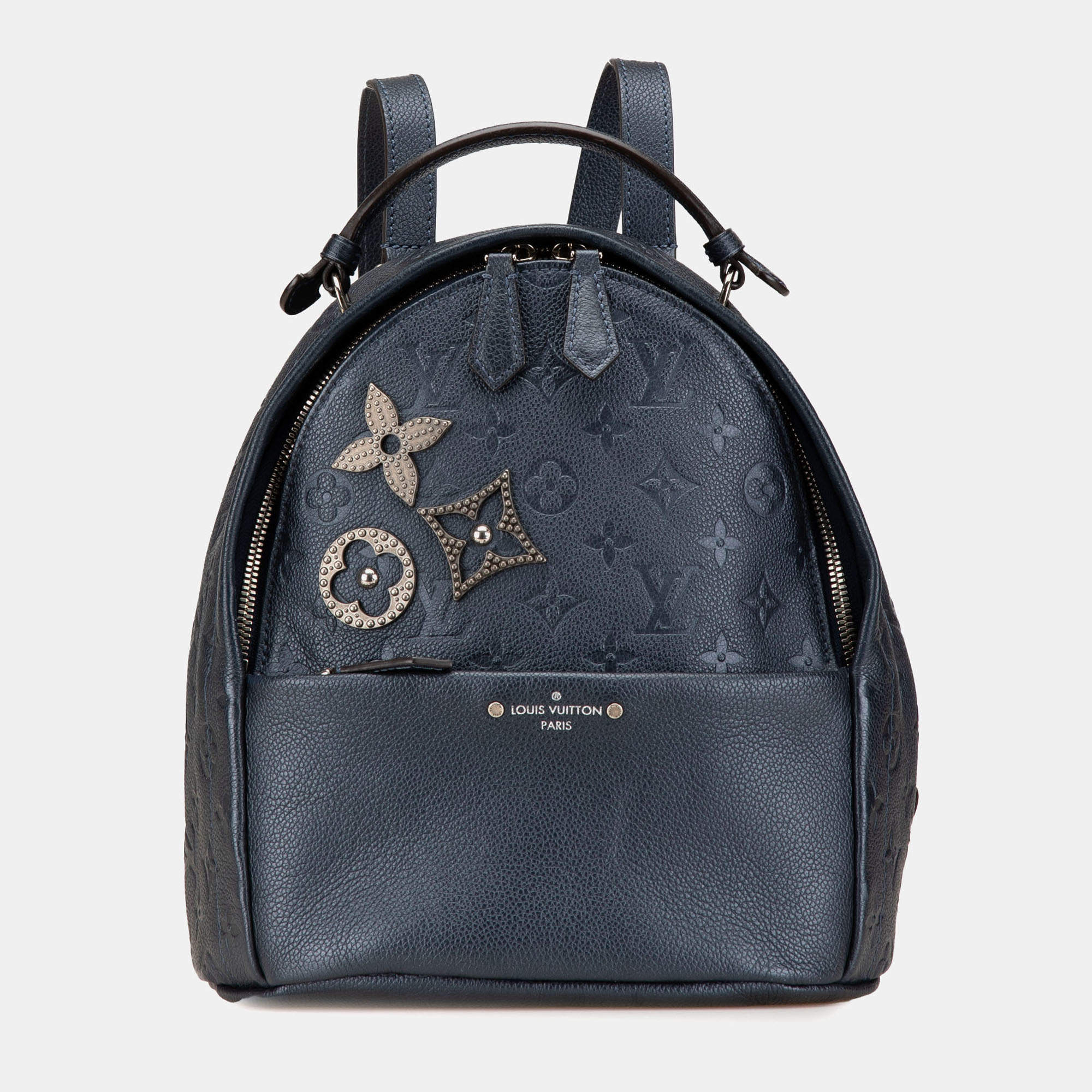 Louis Vuitton Navy Blue Monogram Empreinte Pins Sorbonne