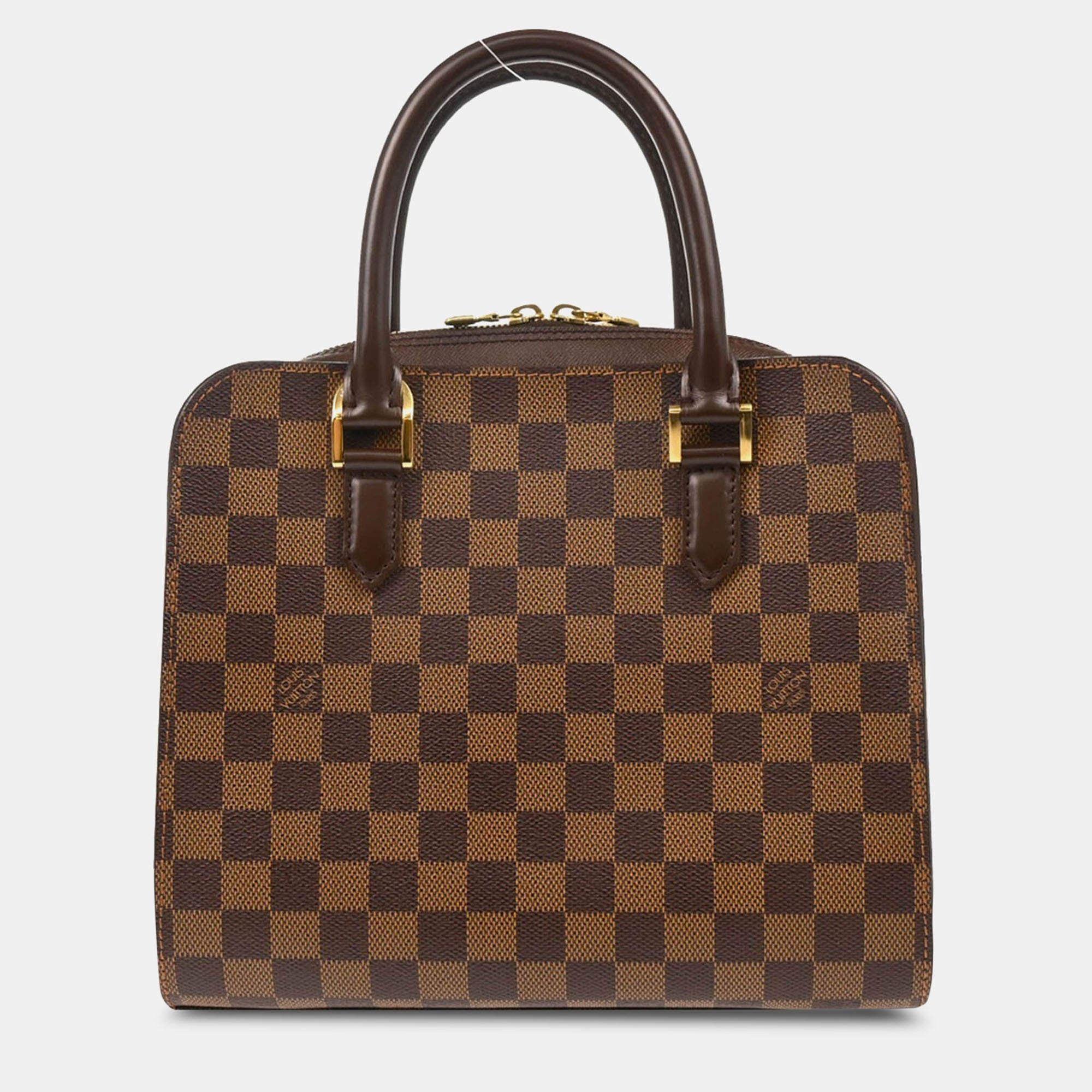 Louis Vuitton Brown Damier Ebene Canvas Triana Handbag