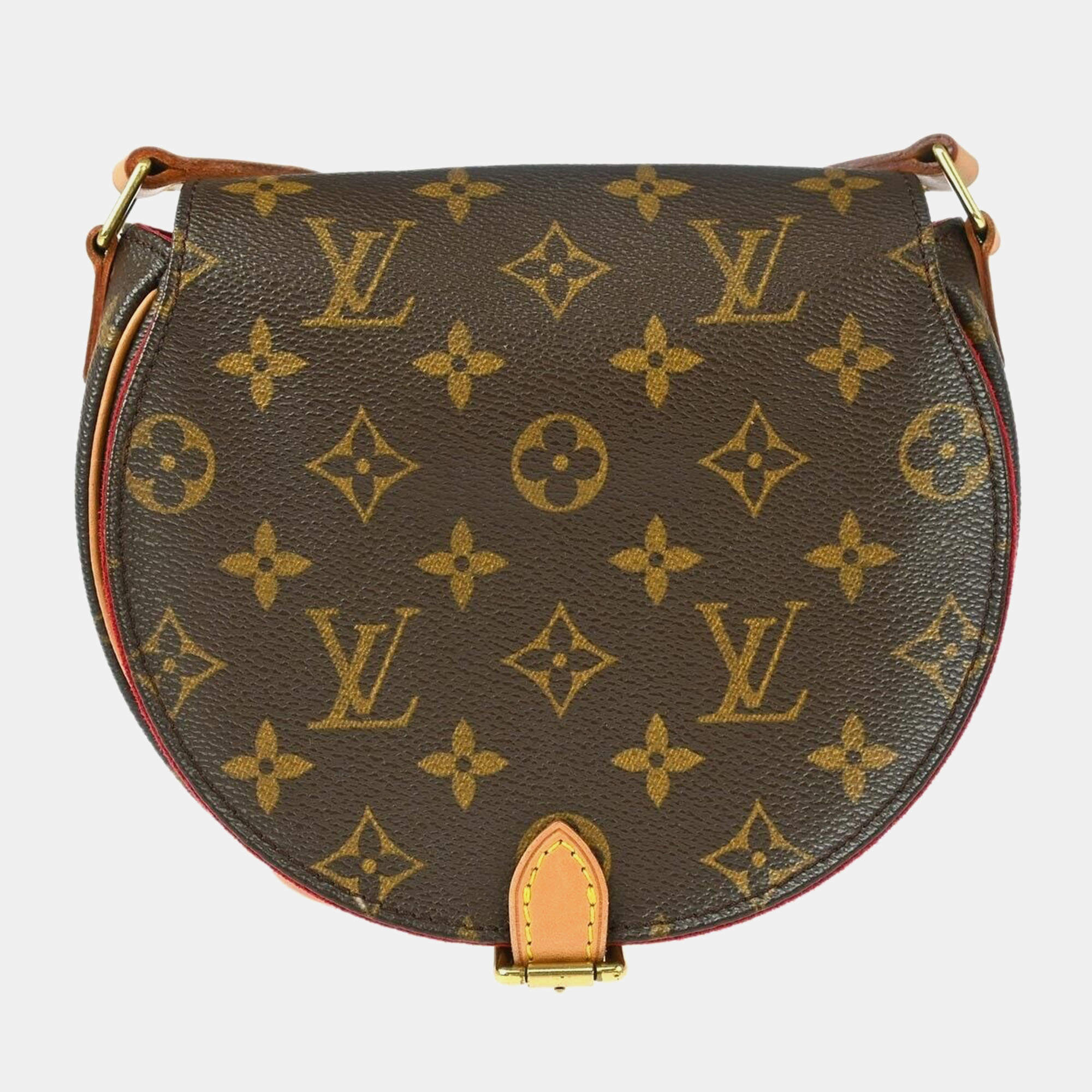 Louis Vuitton Brown Monogram Canvas Tambourine Shoulder Bag