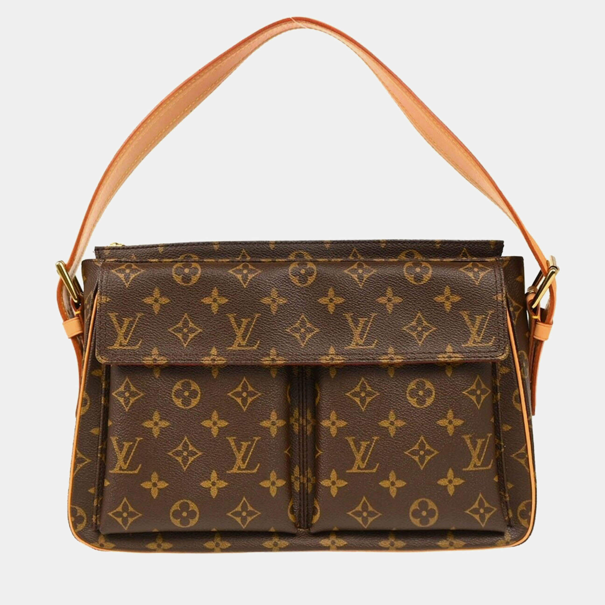 Pre Owned Louis Vuitton Brown Monogram Canvas Viva Cite GM Handbag