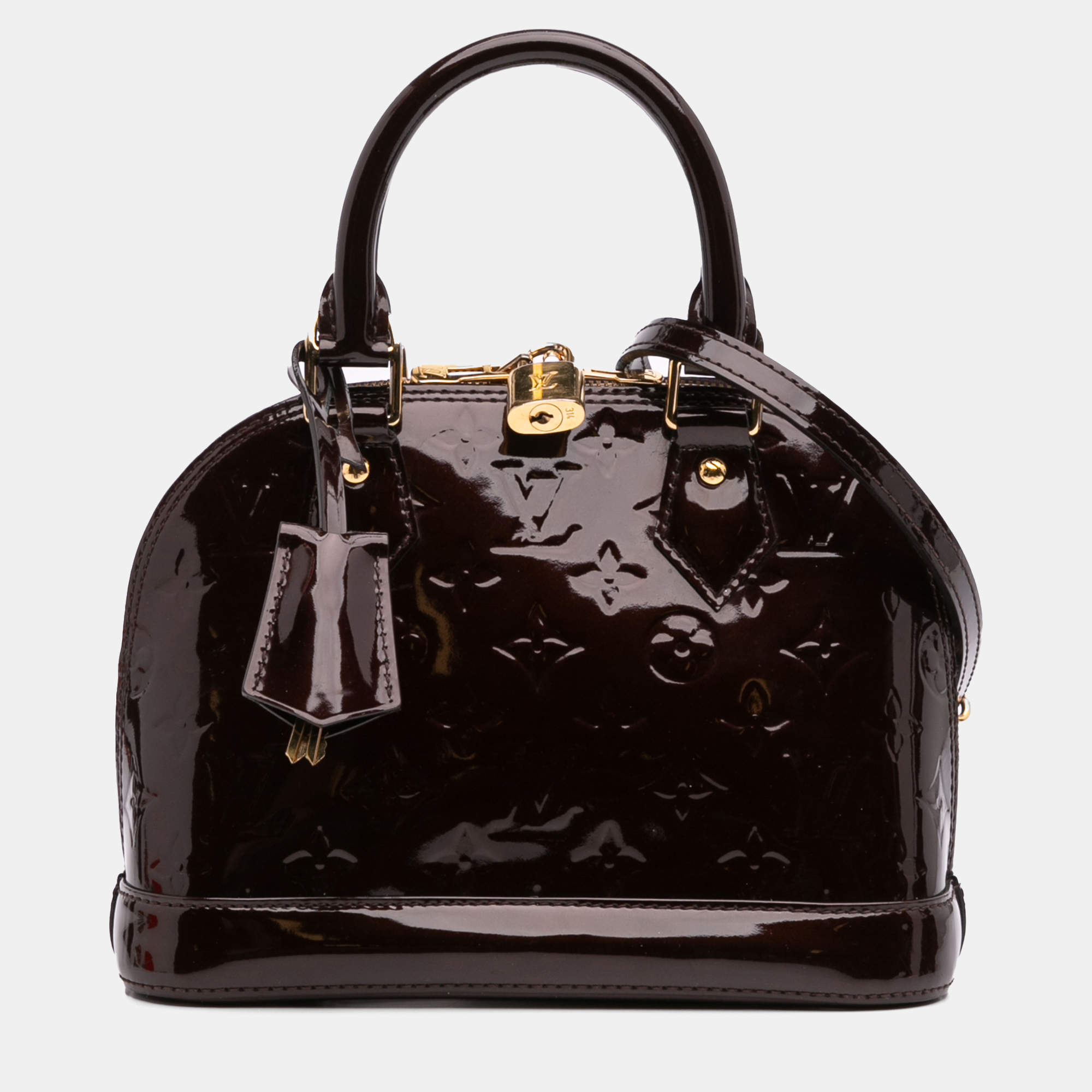 Louis Vuitton Purple Monogram Vernis Alma BB