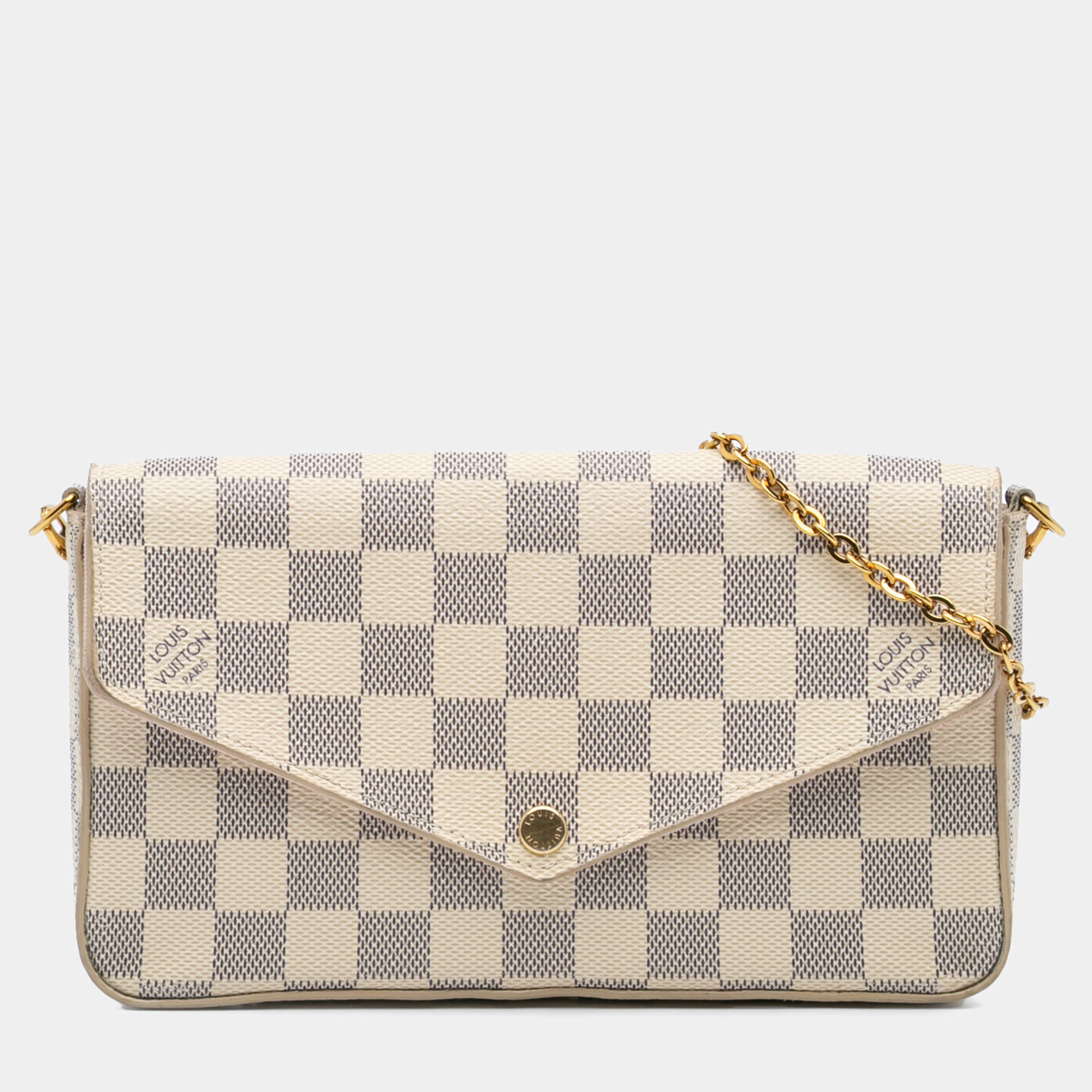 Louis Vuitton Blue White Damier Azur Pochette Felicie