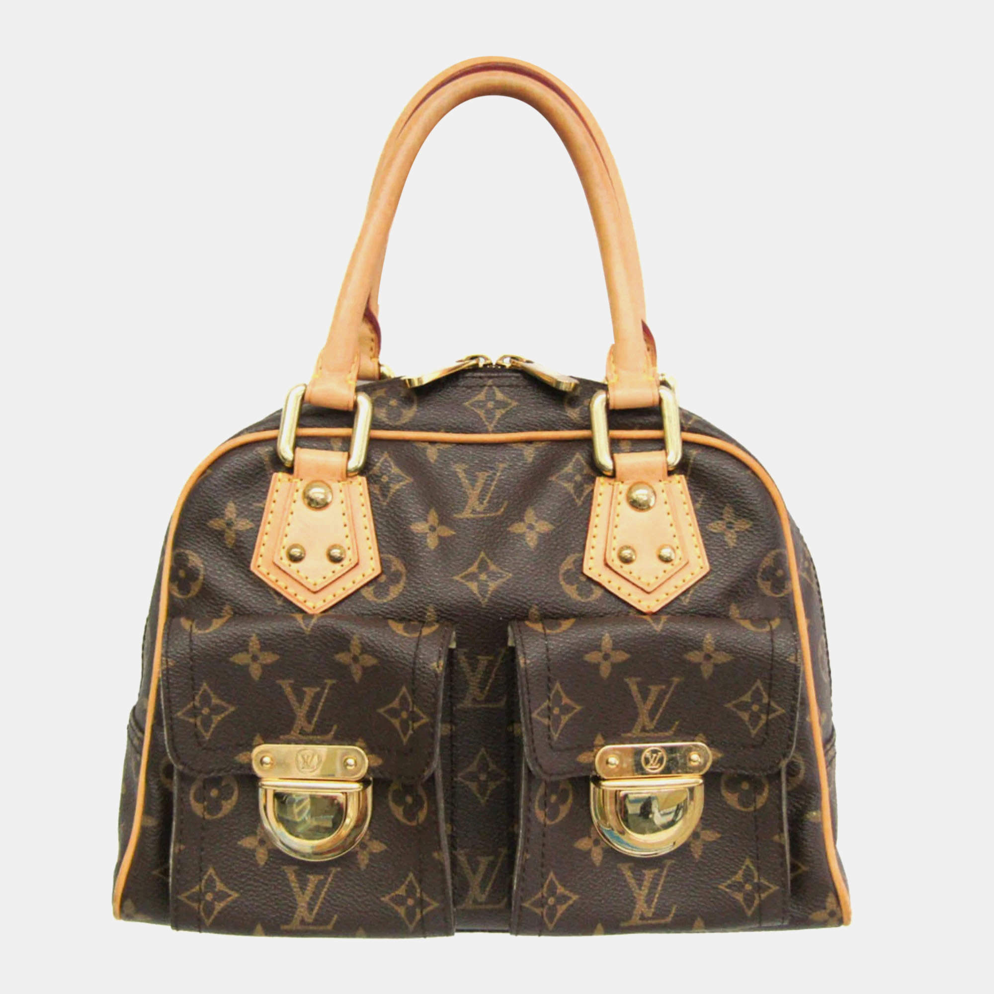 Pre Owned Louis Vuitton Monogram Manhattan PM Handbag Monogram