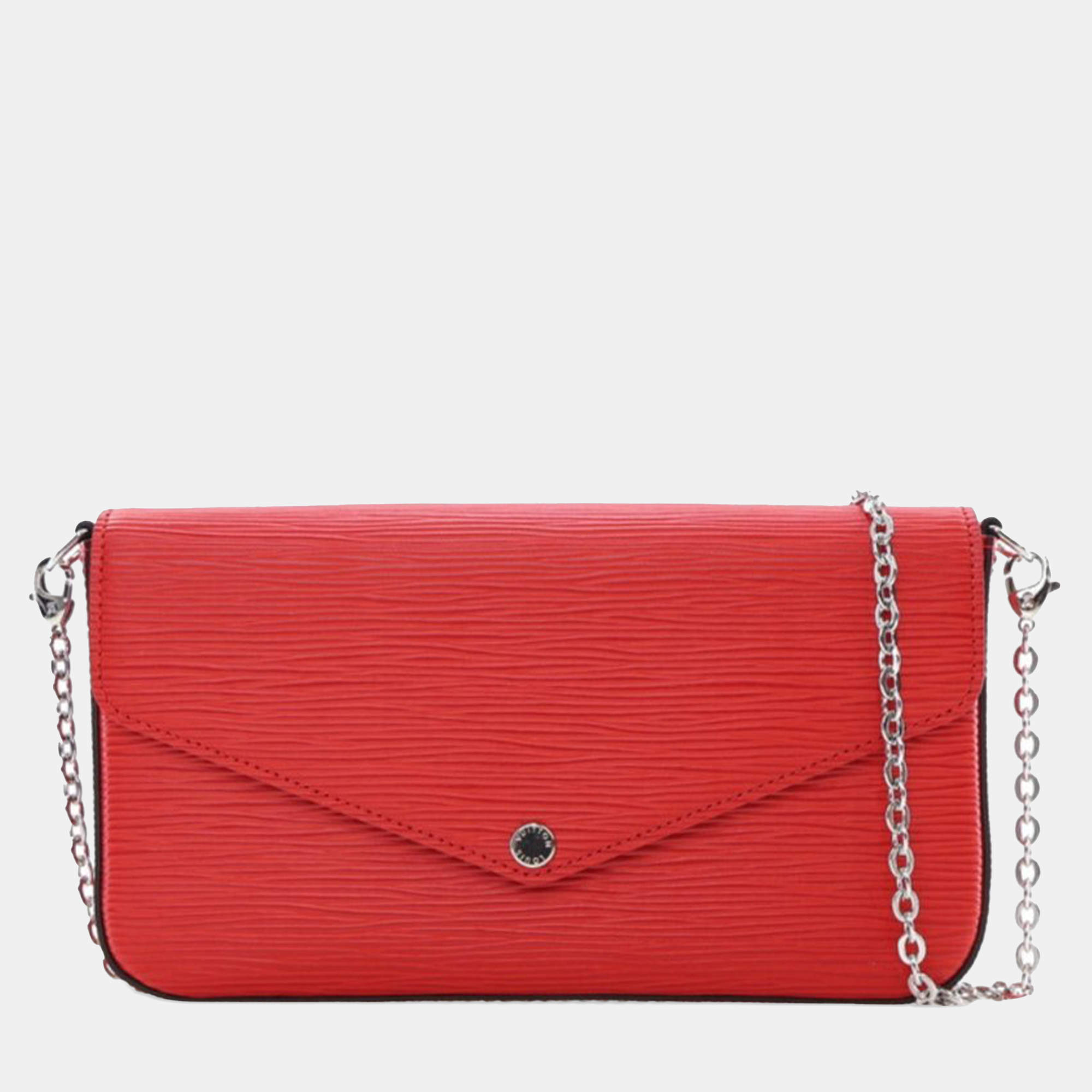 Louis Vuitton Red Epi Pochette Felicie