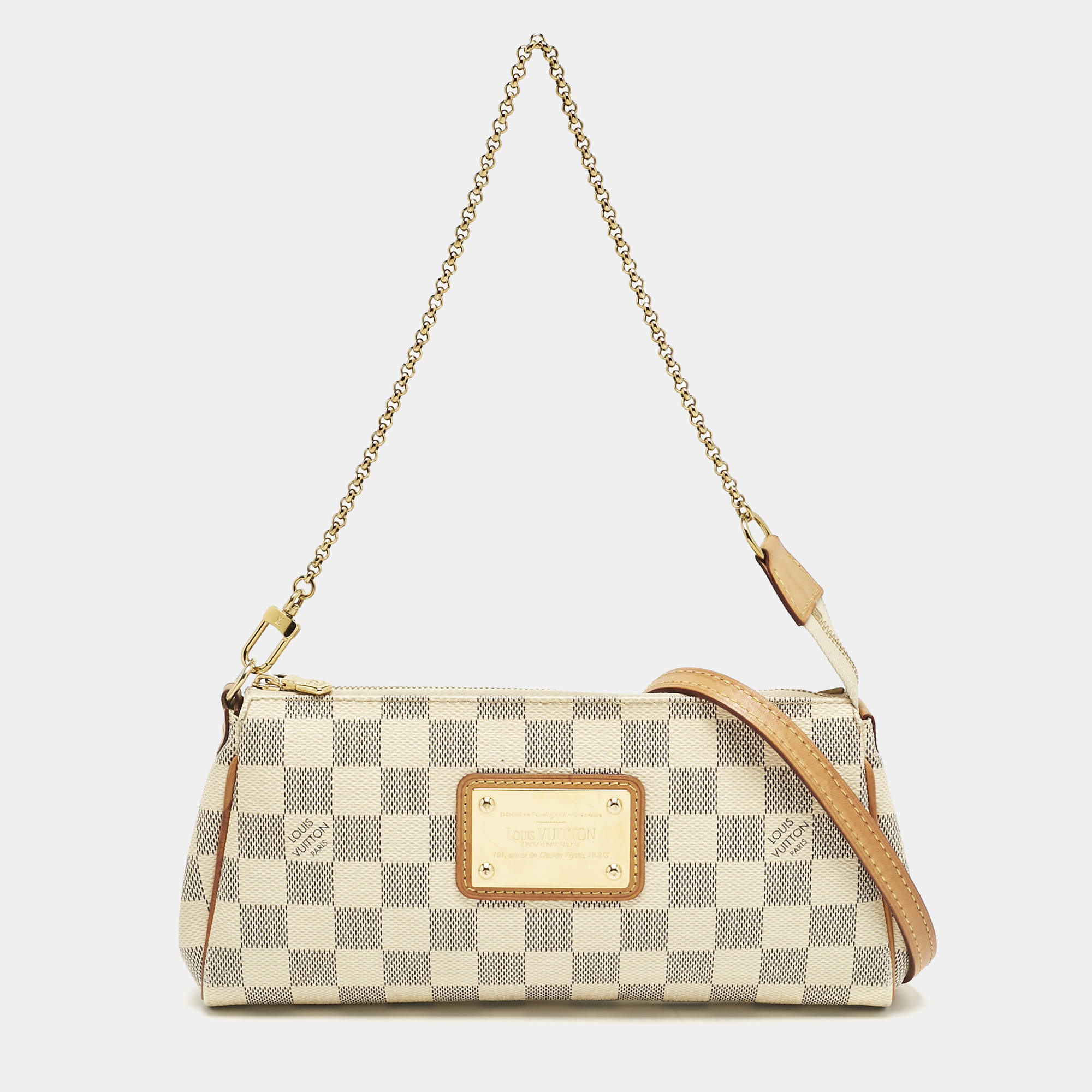 Louis Vuitton Damier Azur Canvas Eva Clutch