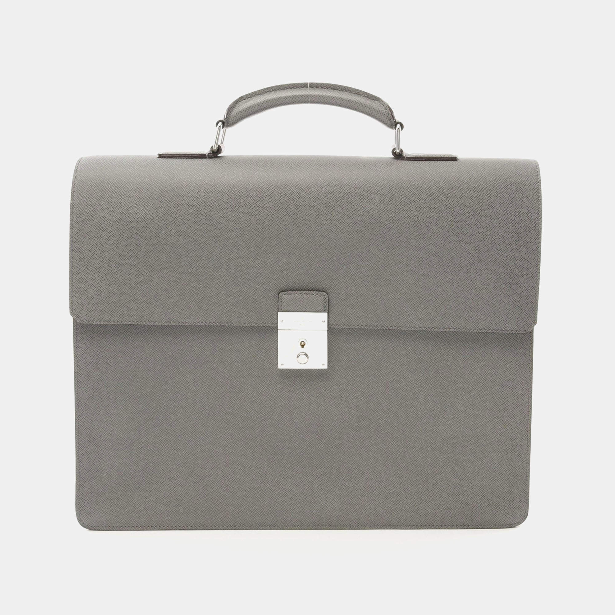 Louis Vuitton Gracie Taiga Leather Neo Robusto Briefcase