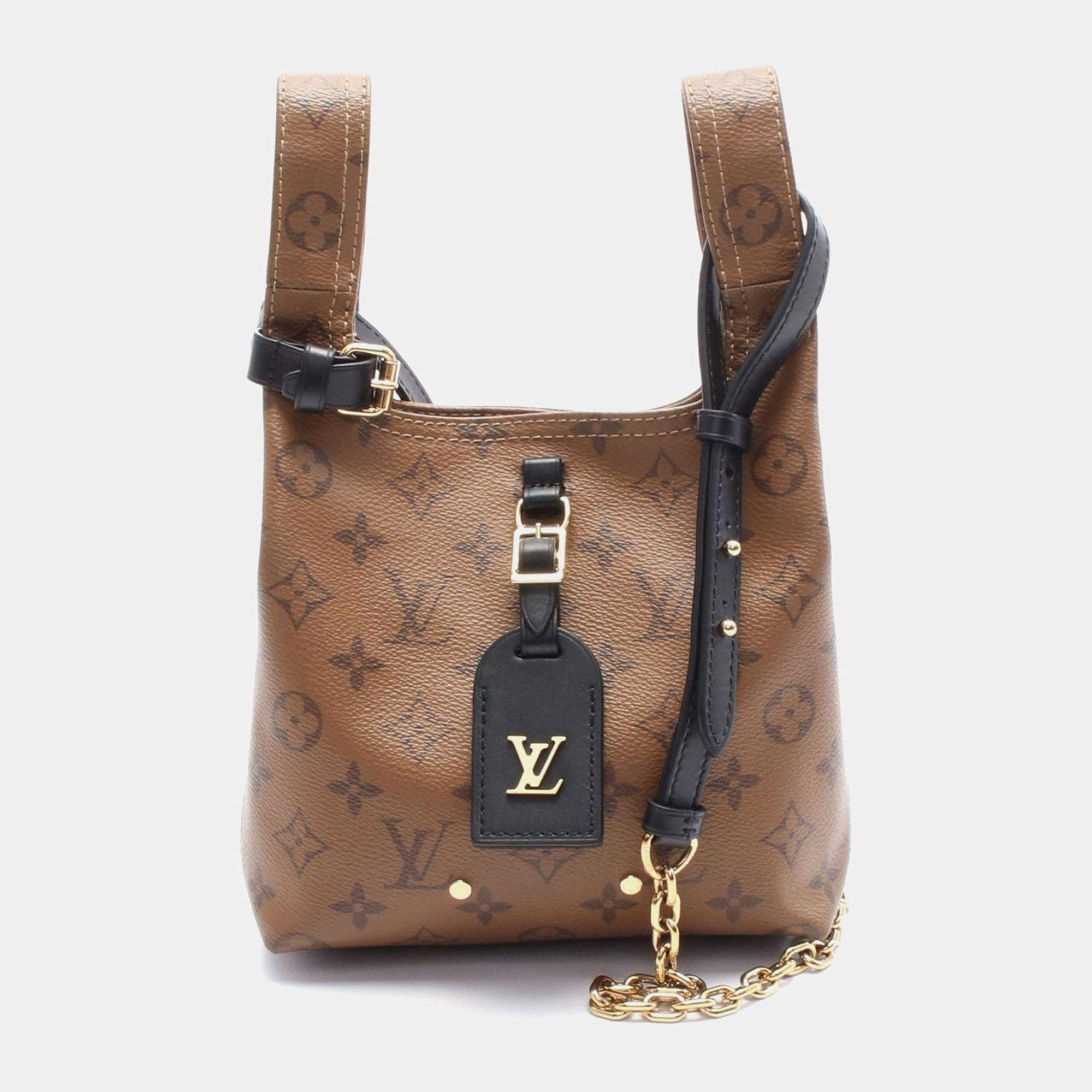 مملوكة مسبقًا Louis Vuitton Brown Monogram Reverse Atlantis BB Crossbody Bag  