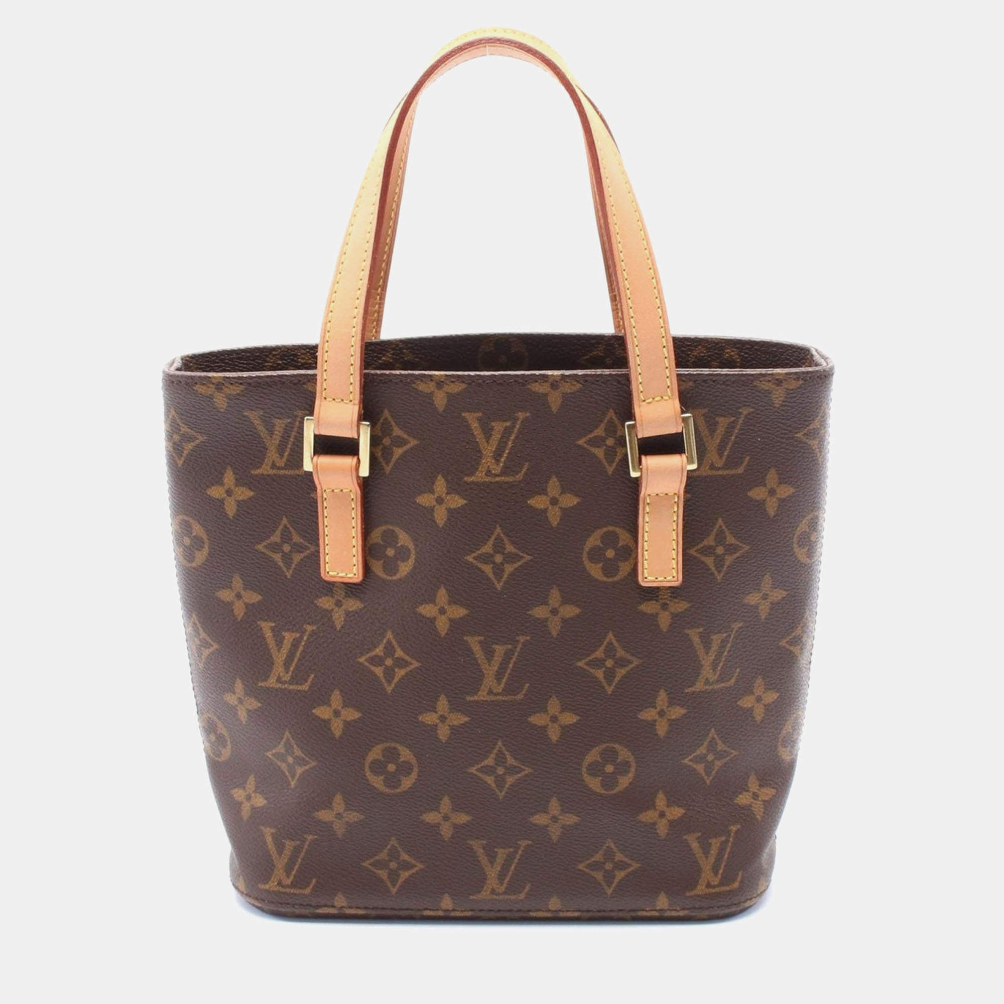 Pre Owned Louis Vuitton Brown Monogram Vavin PM Tote Bag