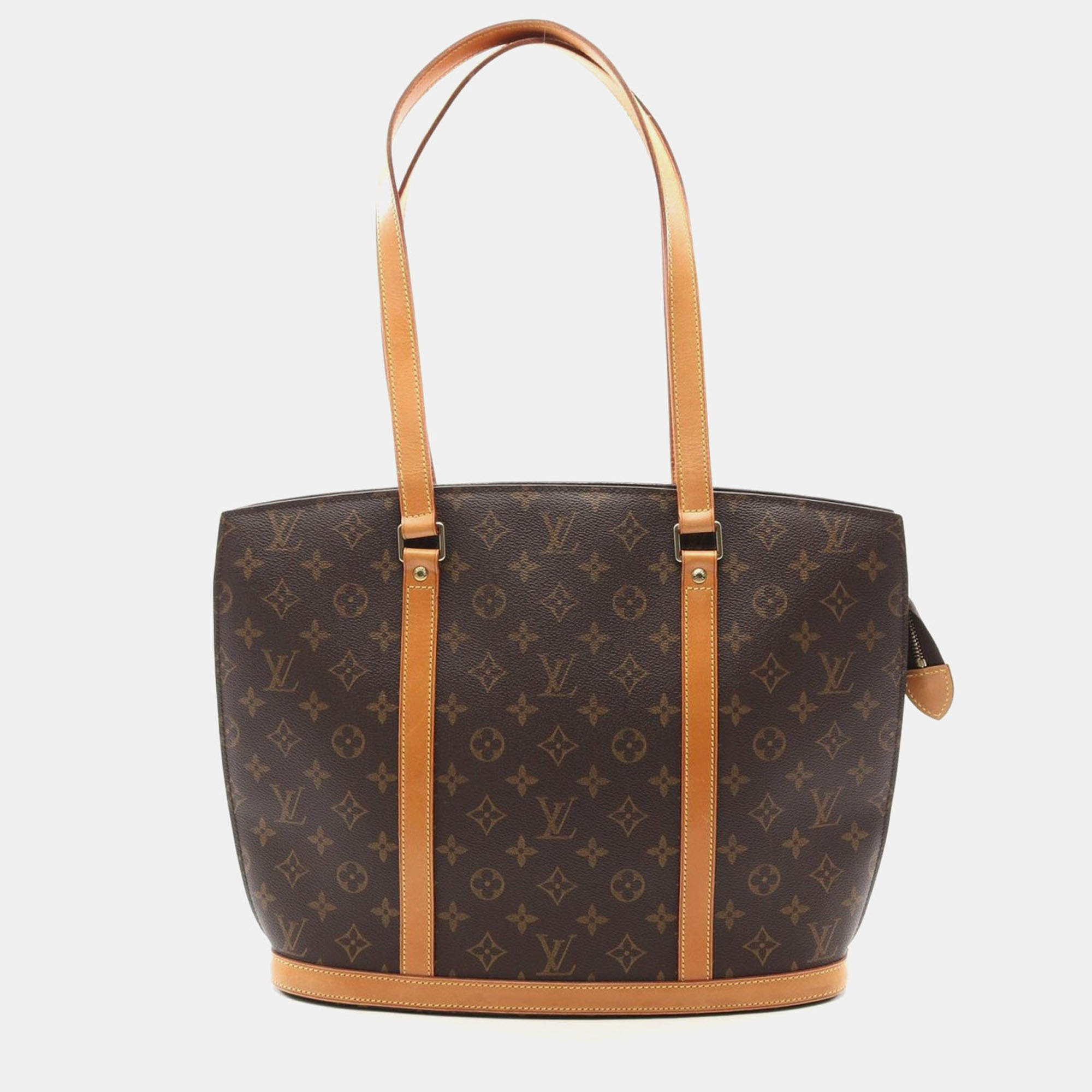 Pre Owned Louis Vuitton Brown Monogram Canvas Babylone Shoulder Bag