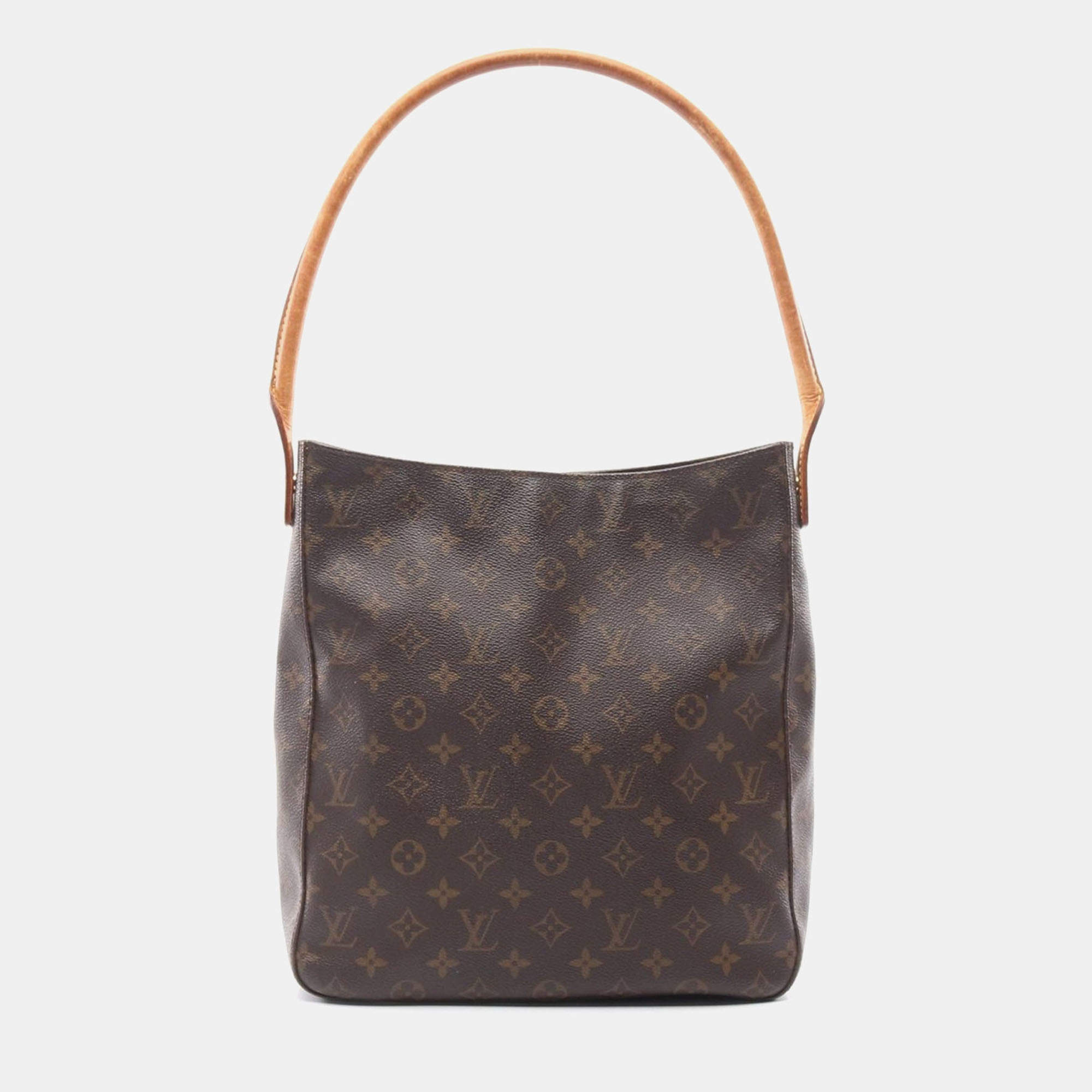 Louis Vuitton Brown Monogram Canvas Looping GM Shoulder Bag