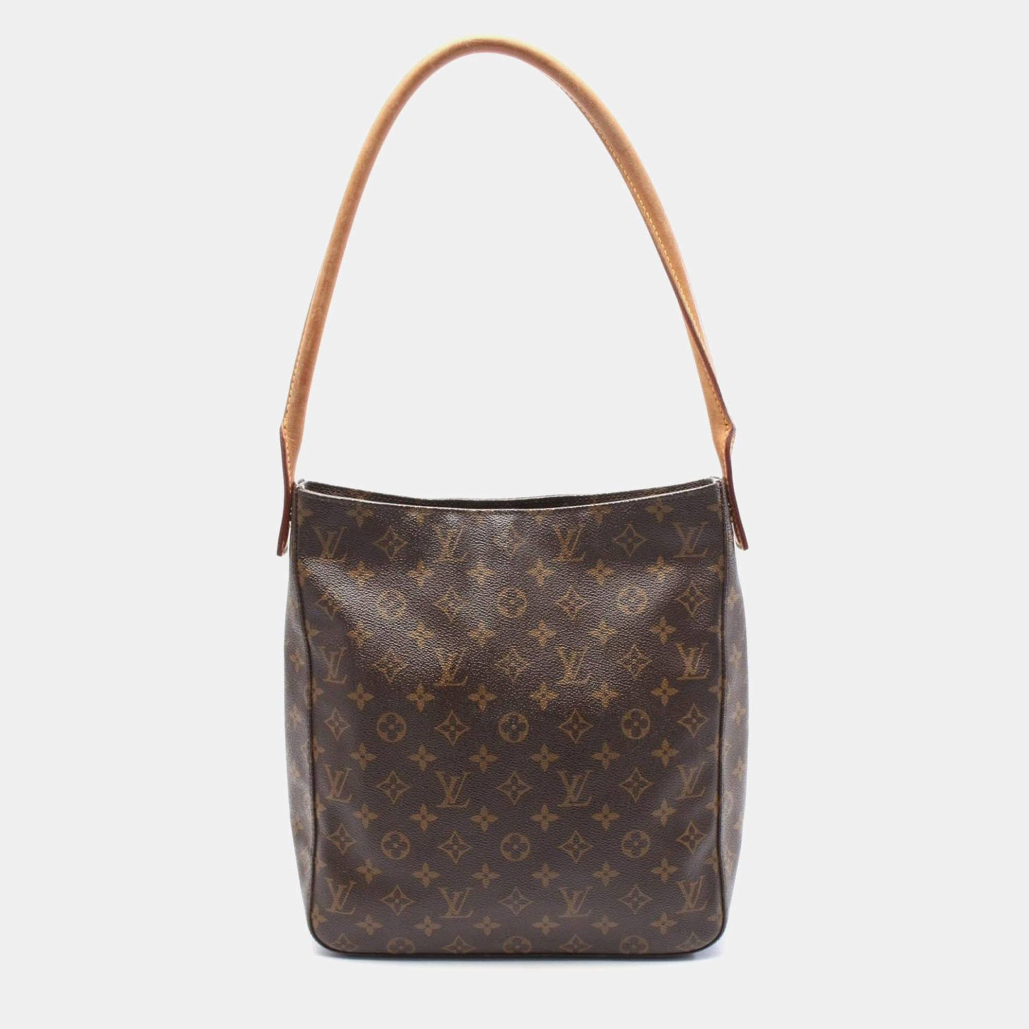Louis Vuitton Brown Monogram Canvas Looping GM Shoulder Bag 